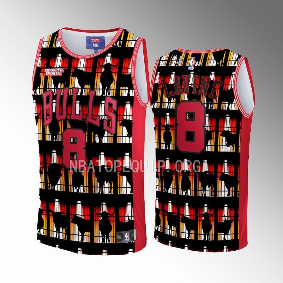 Zach LaVine 8 Chicago Bulls KidSuper Studio Unisex Hometown NBA Jersey Unisex