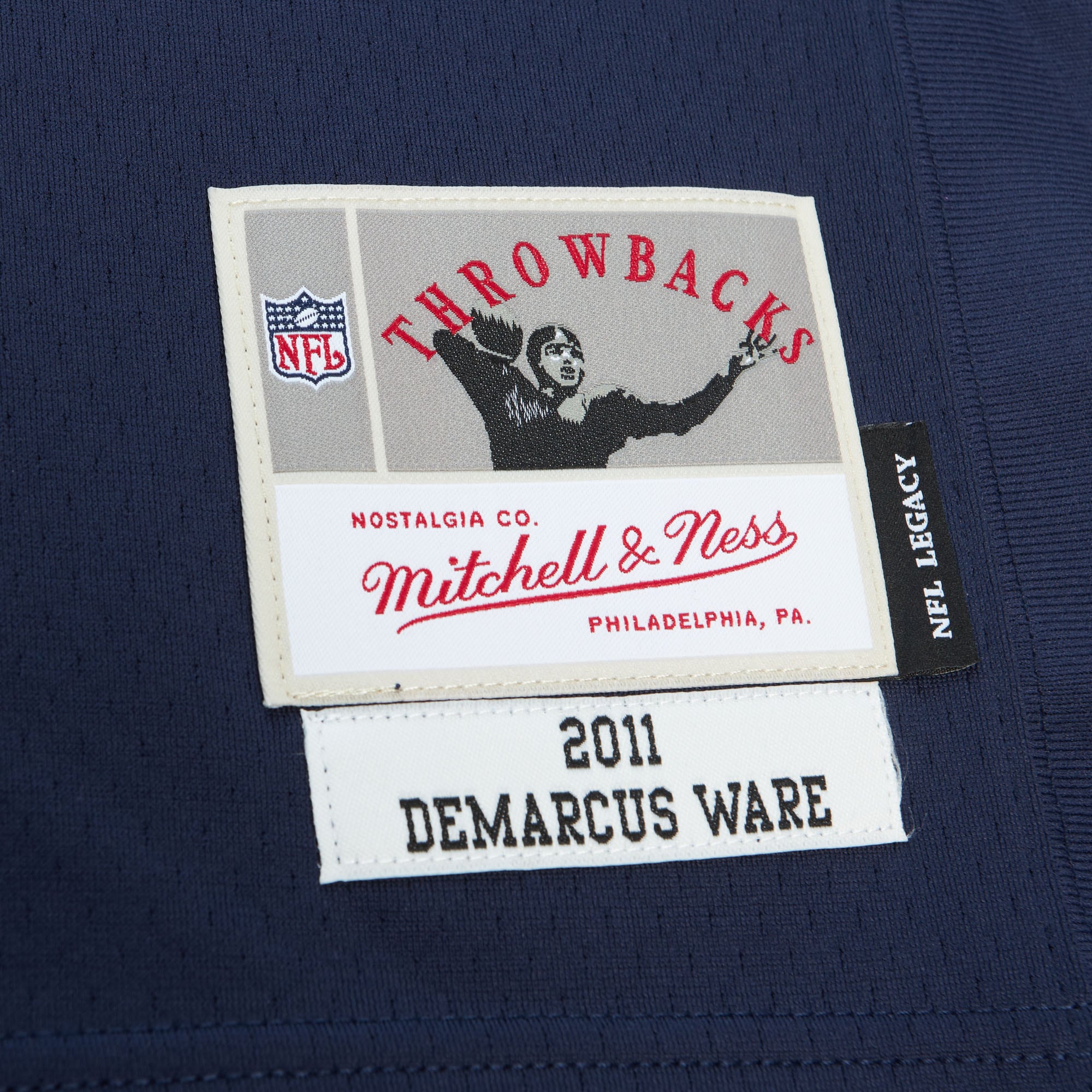 Dallas Cowboys DeMarcus Ware Mitchell Ness Navy 2011 Alternate Legacy NFL Jersey Men's