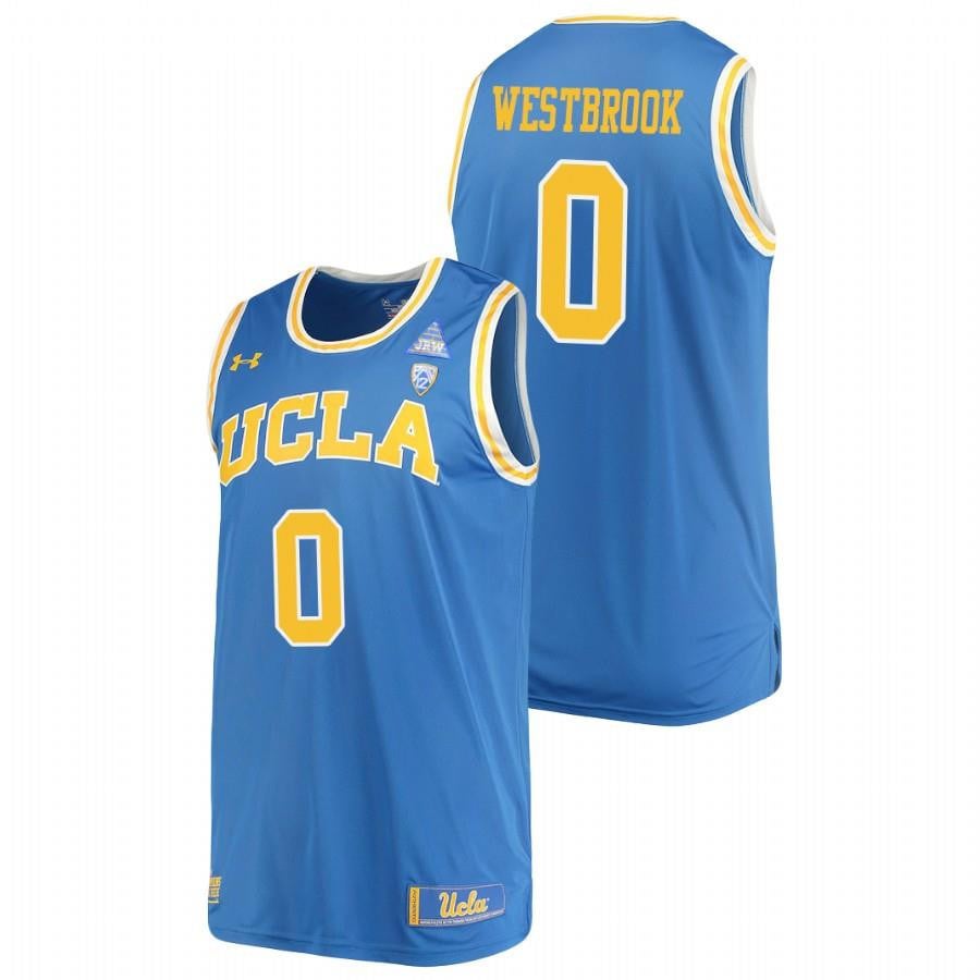UCLA Bruins Russell Westbrook 0 2023 Blue College Performance NCAA Jersey Men's