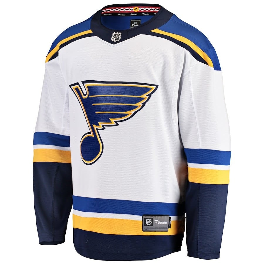 Dalibor Dvorsky #51 St. Louis Blues 2023 Draft Away White NHL Jersey Men's