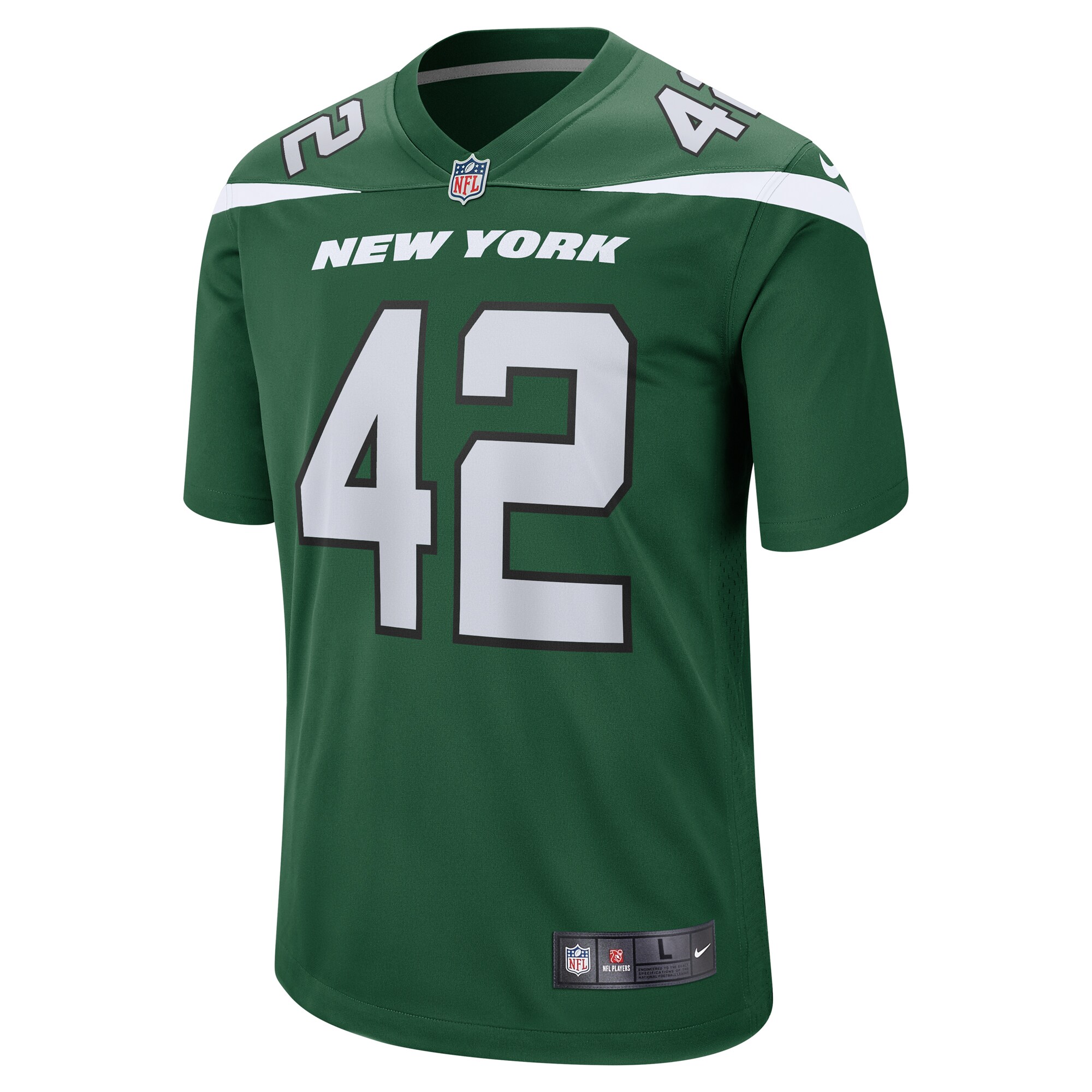 New York Jets Thomas Hennessy Gotham Green Game NFL Jersey Men's