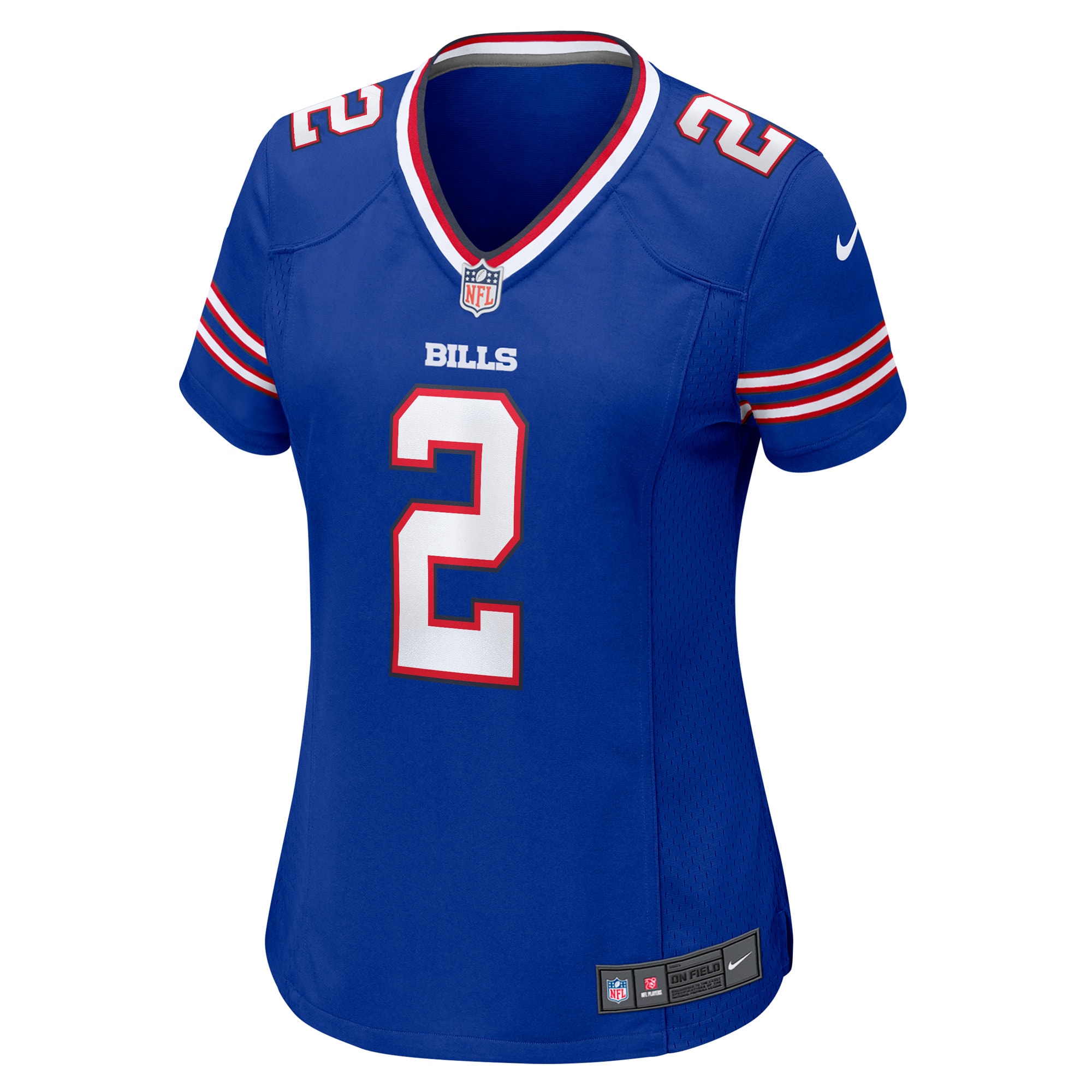 Buffalo Bills Tyler Bass Royal Game NFL Jersey Women's