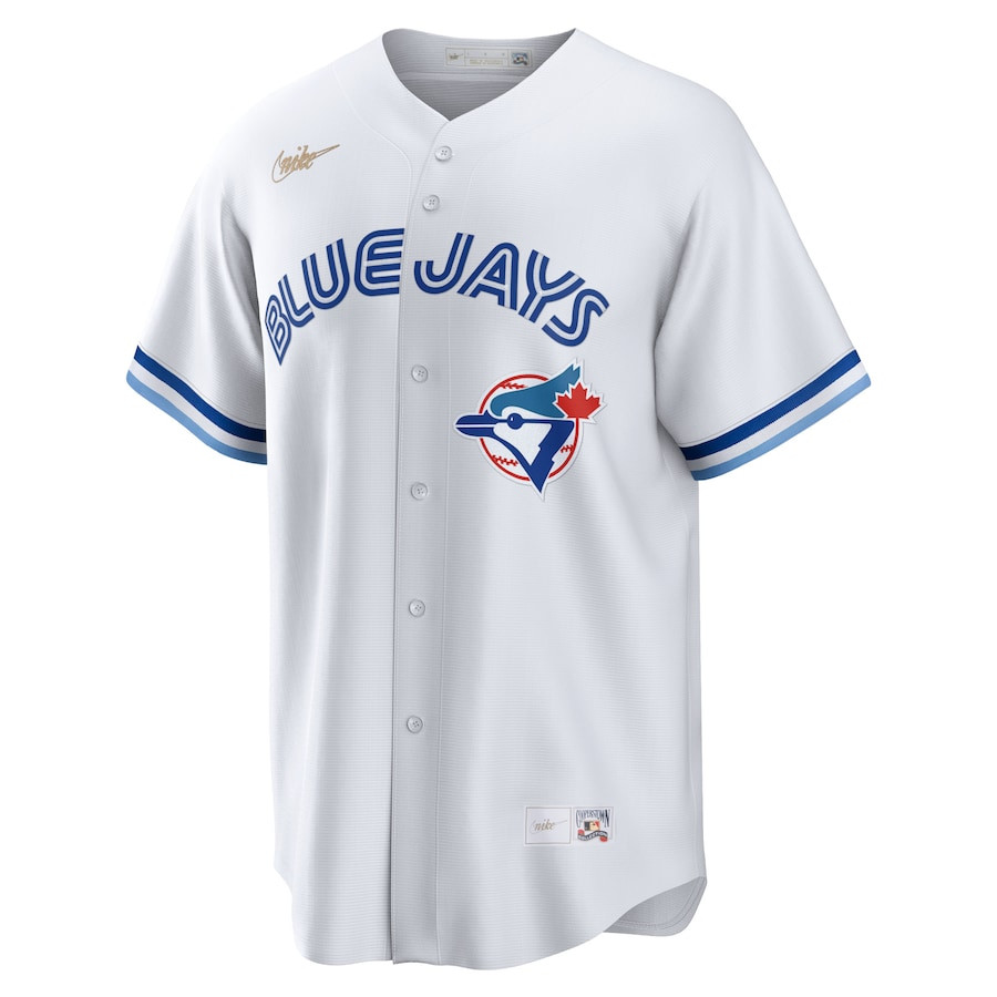 Joe Carter 29 Toronto Blue Jays Cooperstown Collection Home White MLB Jersey Men's