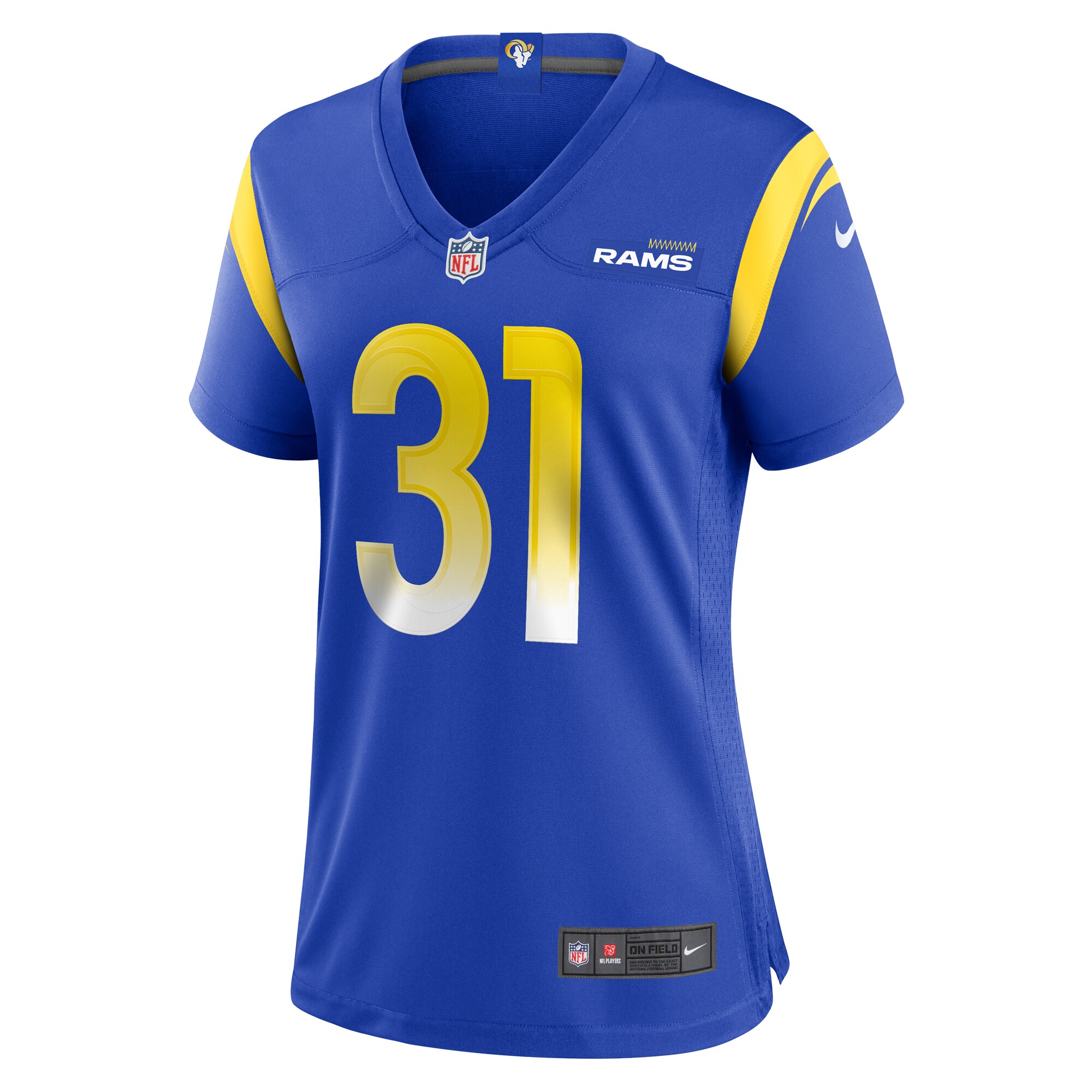 Los Angeles Rams Nick Hampton Royal Home Game NFL Jersey Women's