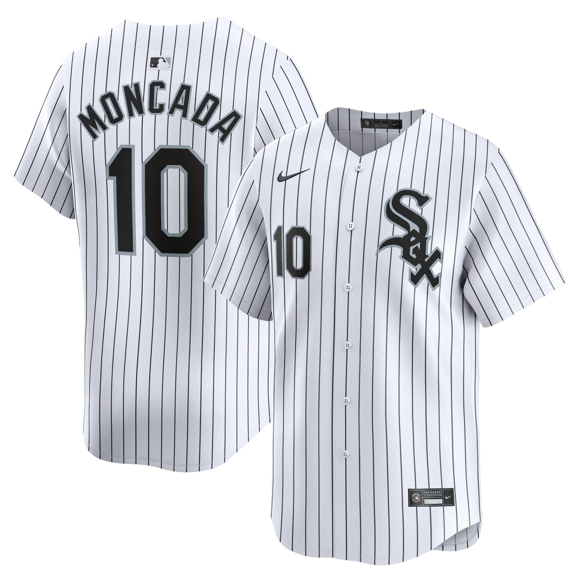 Chicago White Sox Yoan Moncada White Home Limited Player MLB Jersey Men's