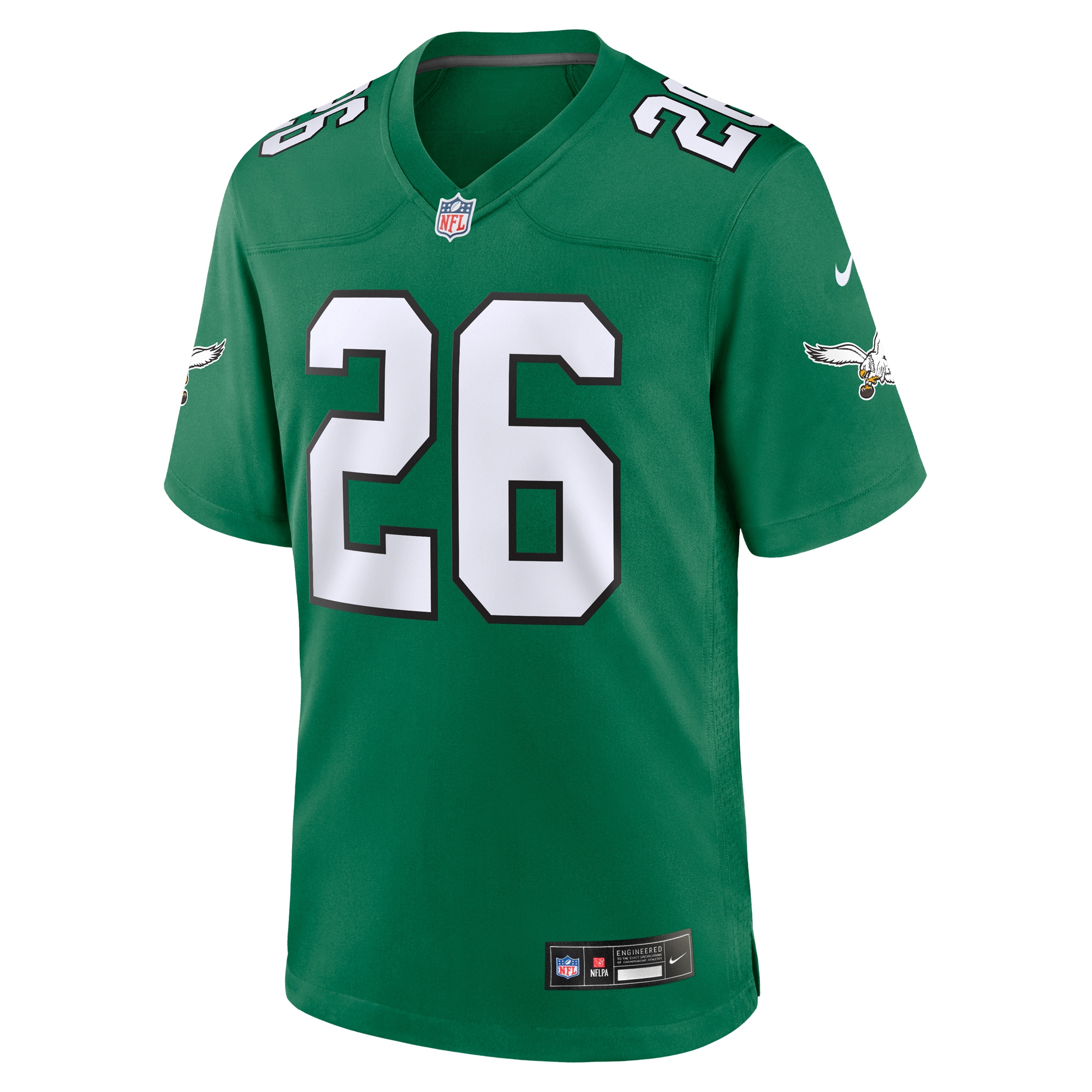 Philadelphia Eagles Saquon Barkley Kelly Green Alternate Game NFL Jersey Men's