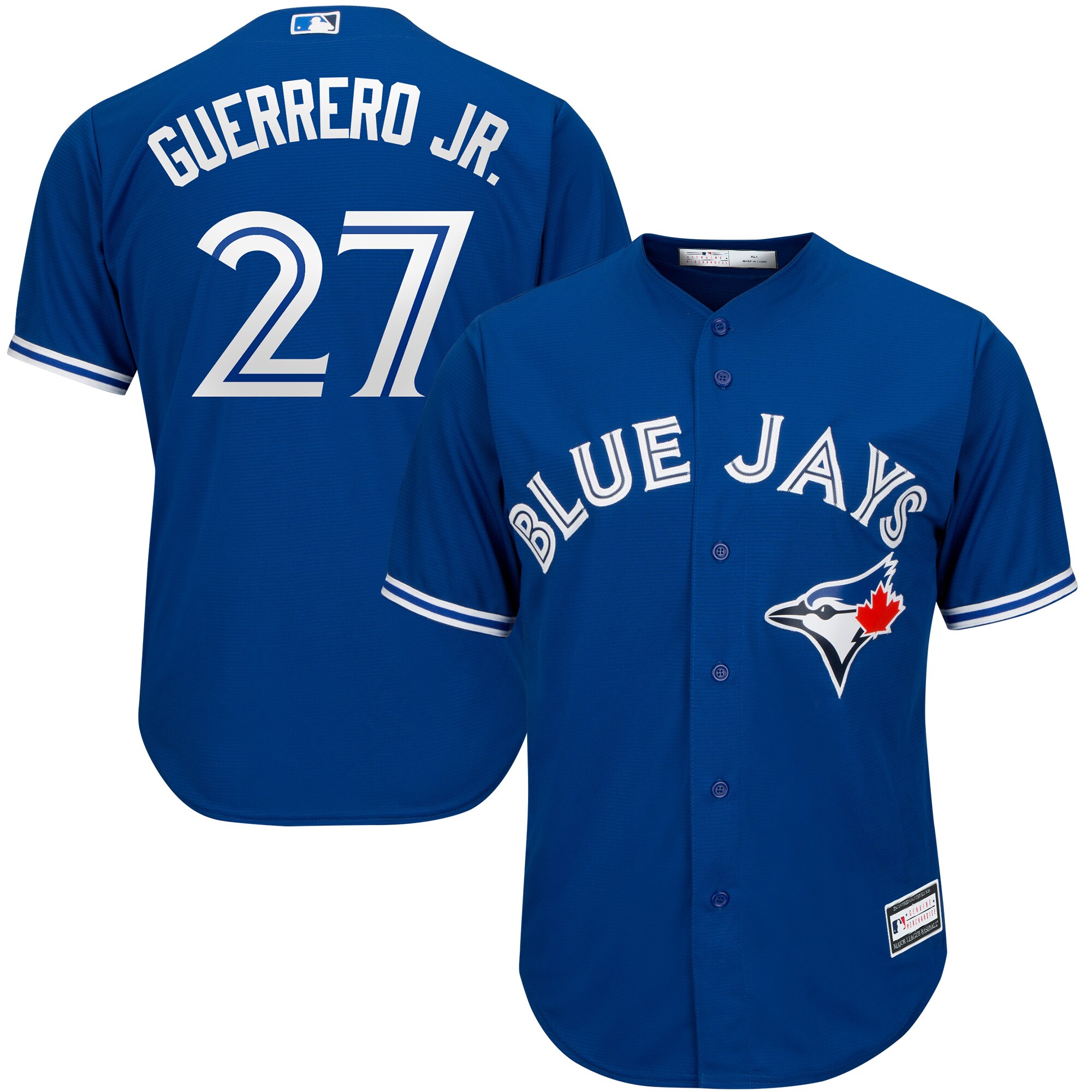 Toronto Blue Jays Vladimir Guerrero Jr. Royal Big Tall Player MLB Jersey Men's