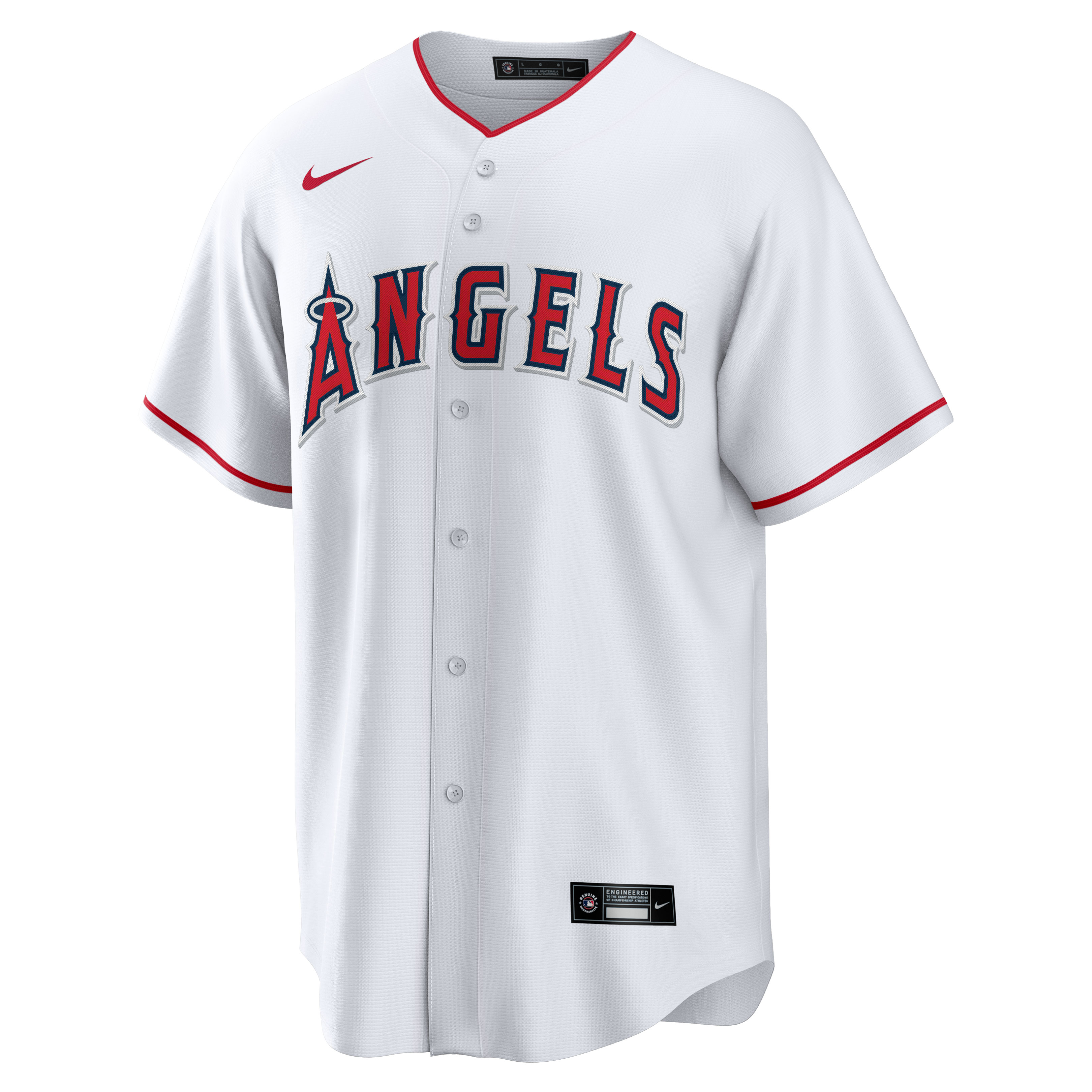 Los Angeles Angels Jos? Quijada White Home Player MLB Jersey Men's