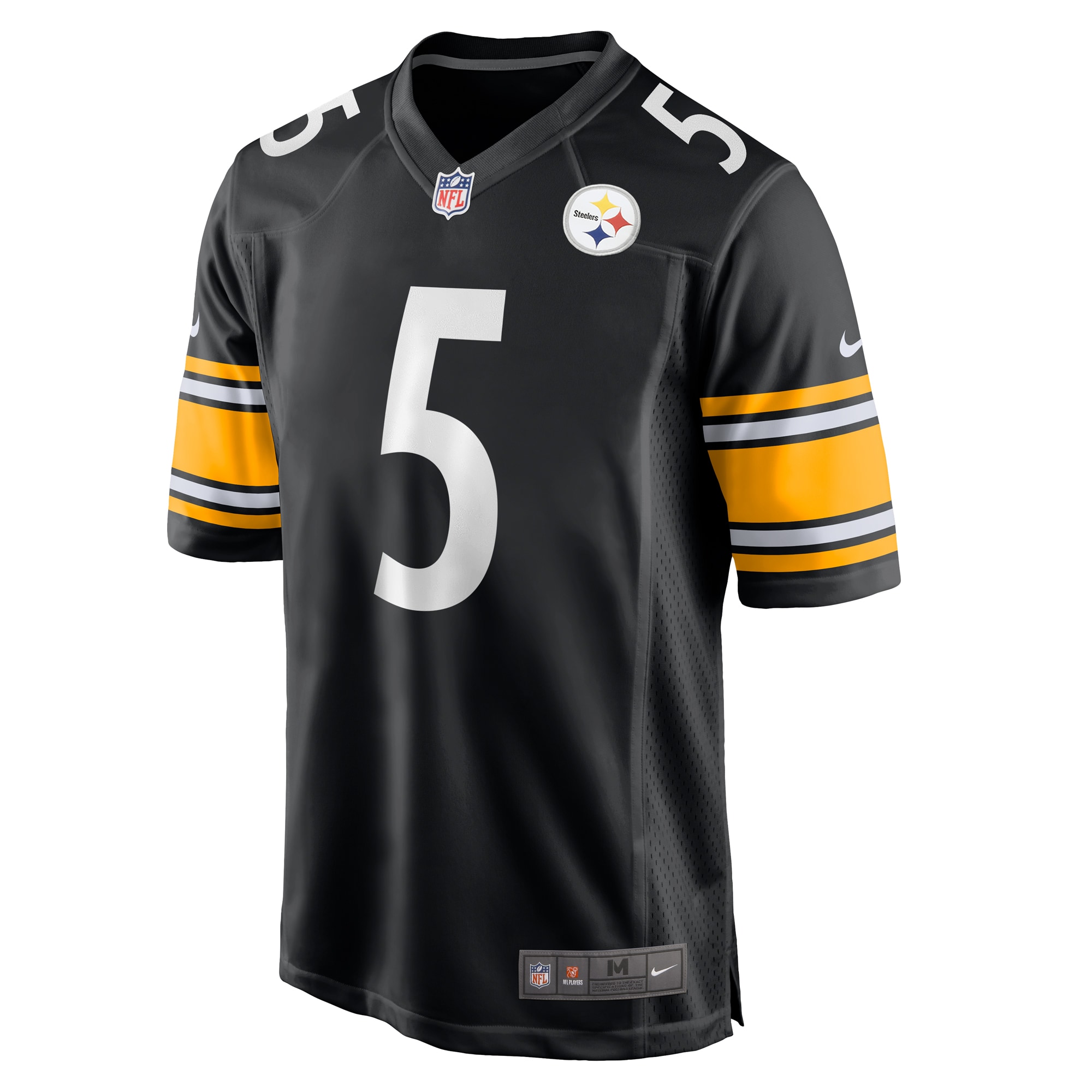 Pittsburgh Steelers Cameron Johnston Black Game NFL Jersey Men's