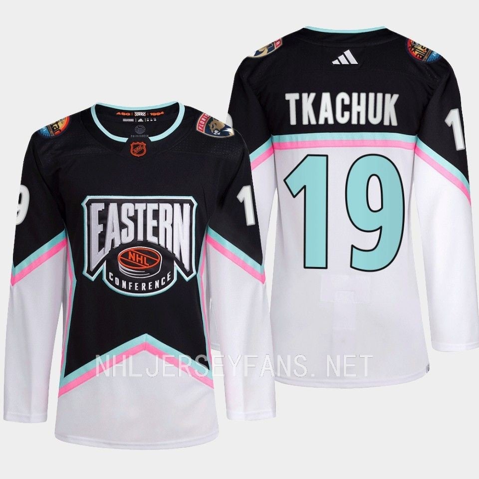 Matthew Tkachuk 19 Panthers 2023 All Star Eastern Conference Black. NHL Jersey Men's
