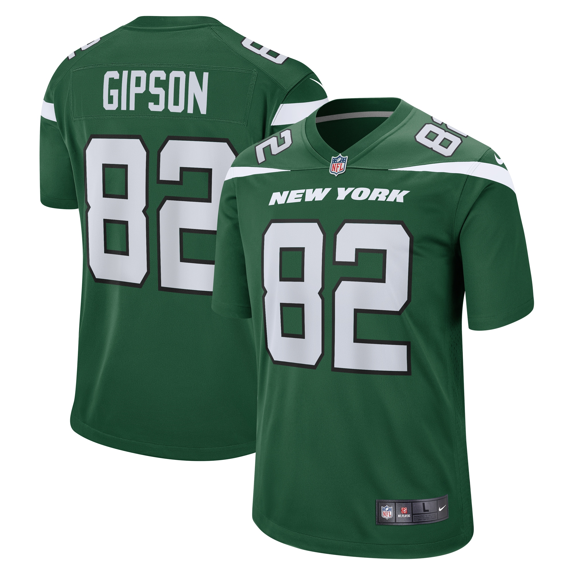 New York Jets Xavier Gipson Gotham Green Team Game NFL Jersey Men's