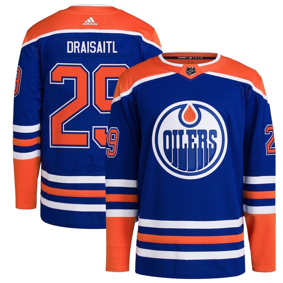Leon Draisaitl 29 Edmonton Oilers Home Men NHL Jersey Men's