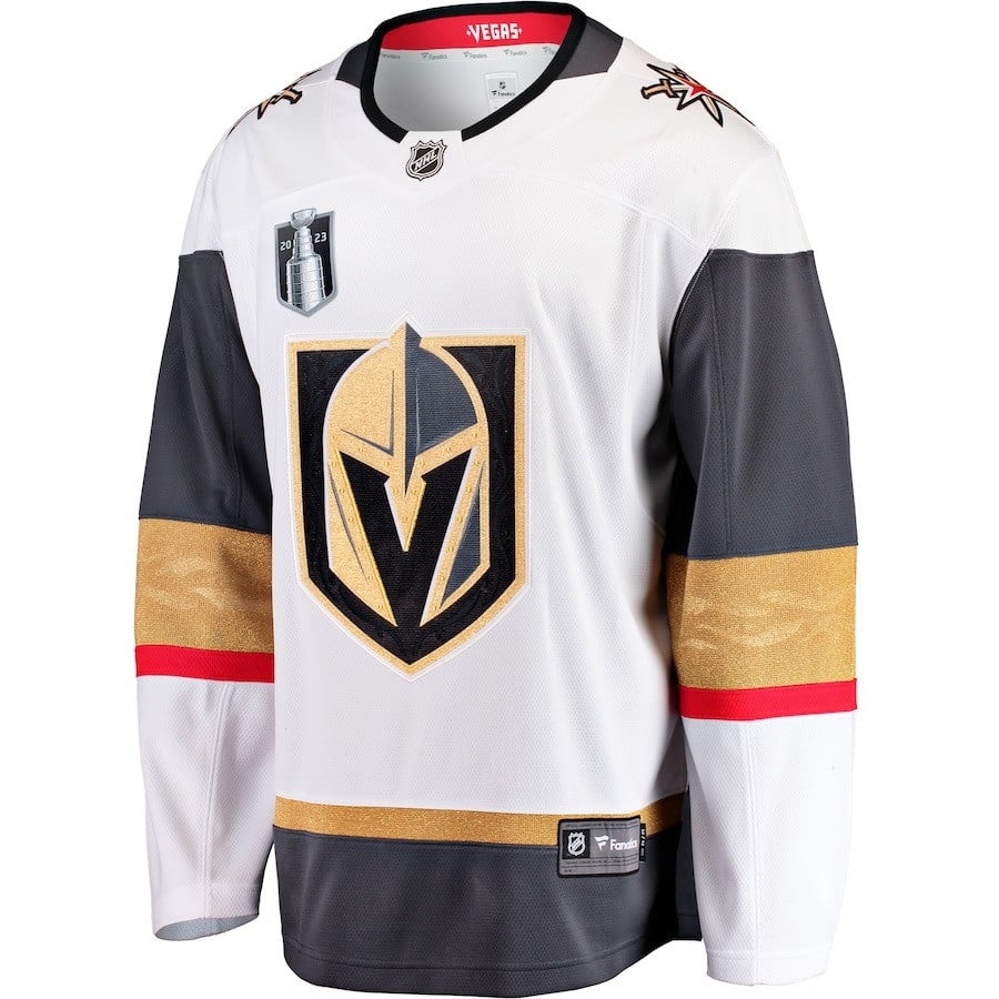 Vegas Golden Knights 2023 Stanley Cup Final Away Breakaway White NHL Jersey Men's