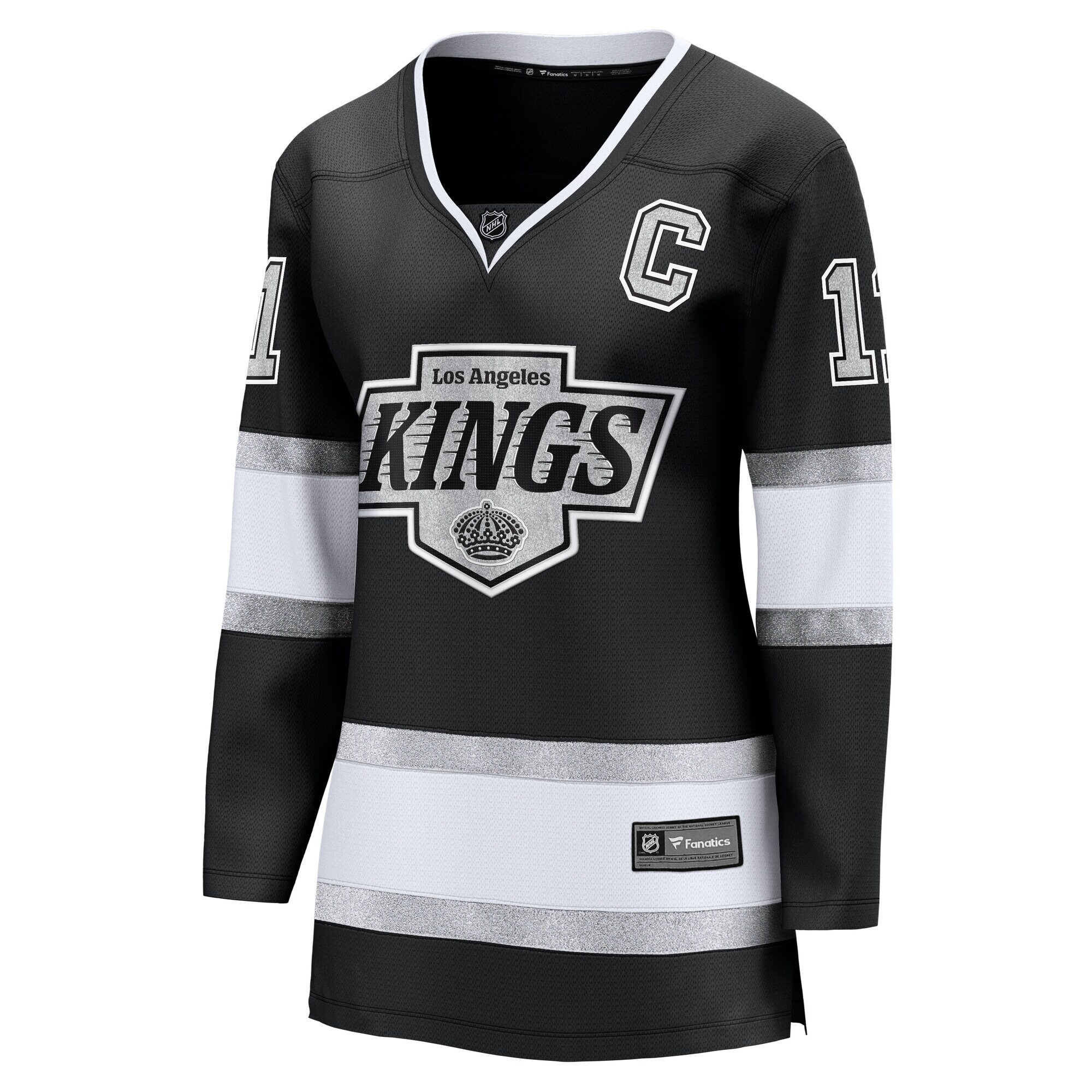 Los Angeles Kings Anze Kopitar Black Home Premier Breakaway Player NHL Jersey Women's