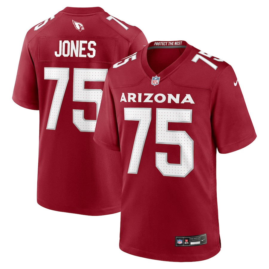 Christian Jones 75 Arizona Cardinals Team Game Cardinal NFL Jersey Men's