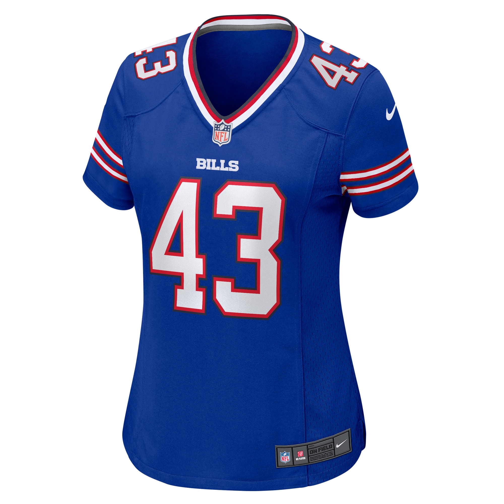 Buffalo Bills Terrel Bernard Royal Game Player NFL Jersey Women's