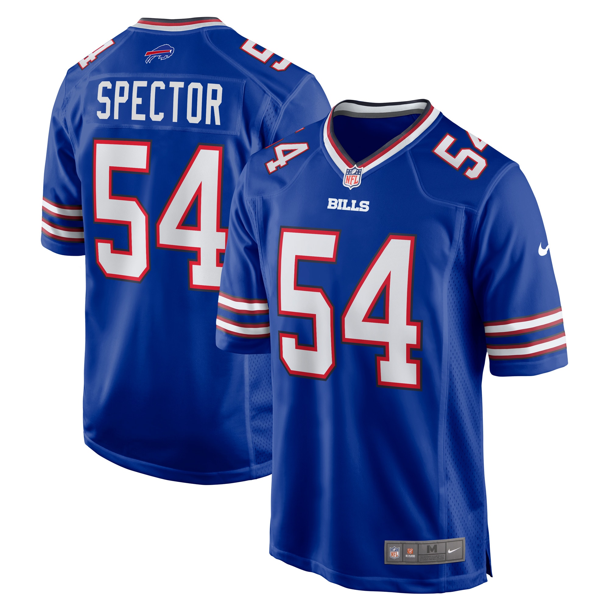 Buffalo Bills Baylon Spector Royal Game NFL Jersey Men's