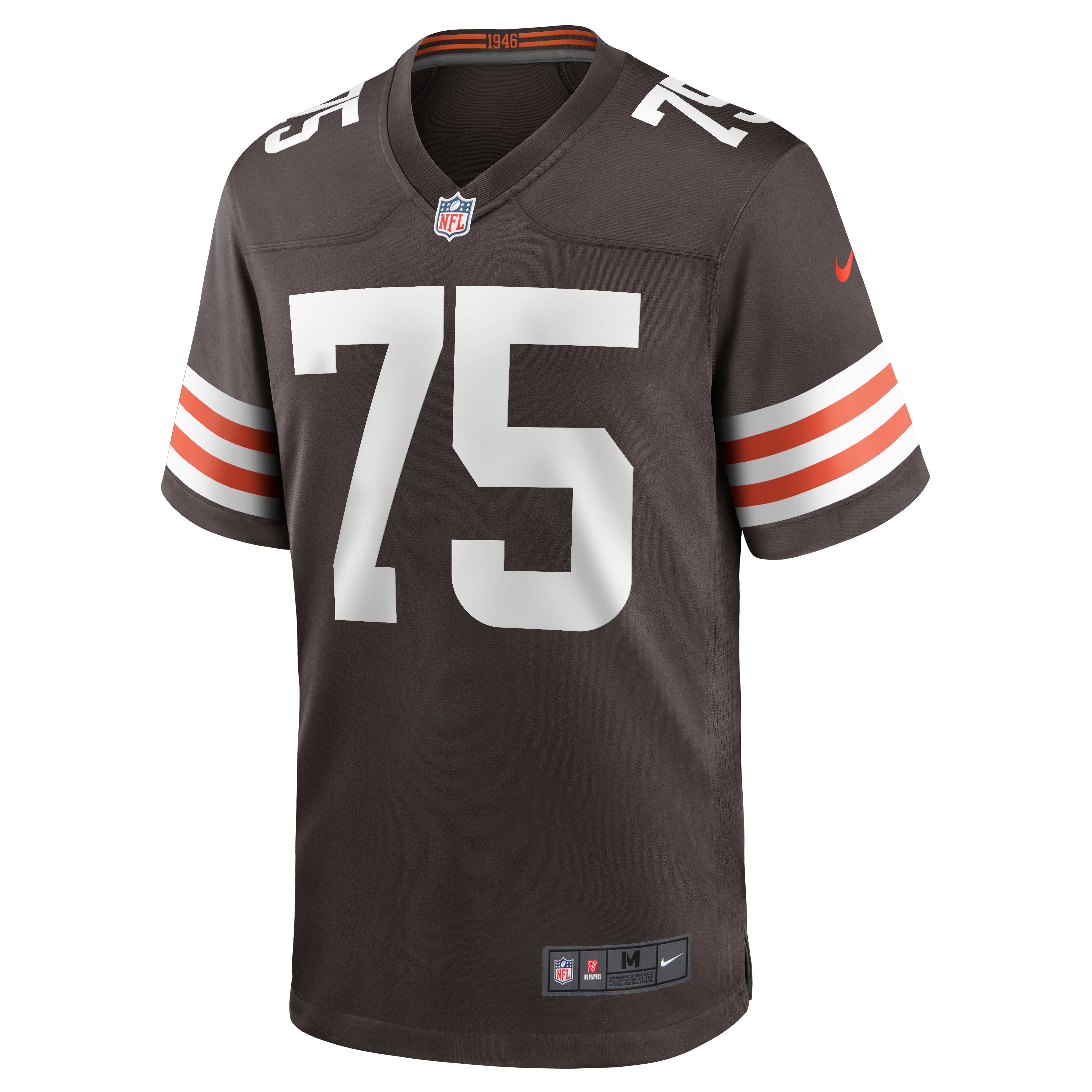 Cleveland Browns Joel Bitonio Brown Game NFL Jersey Men's