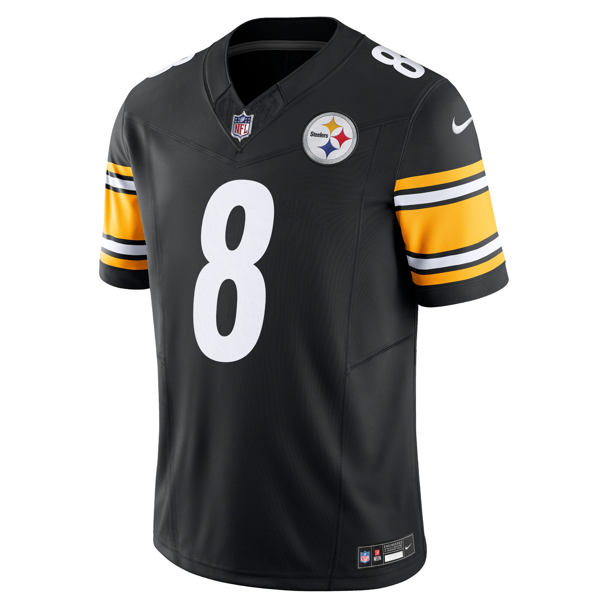 Pittsburgh Steelers Kenny Pickett Black Vapor F.U.S.E. Limited NFL Jersey Men's
