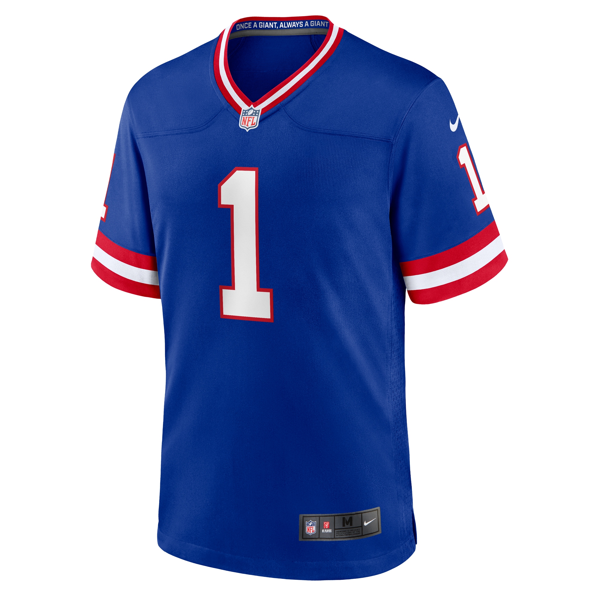 New York Giants Malik Nabers Royal 2nd Alternate Game NFL Jersey Men's