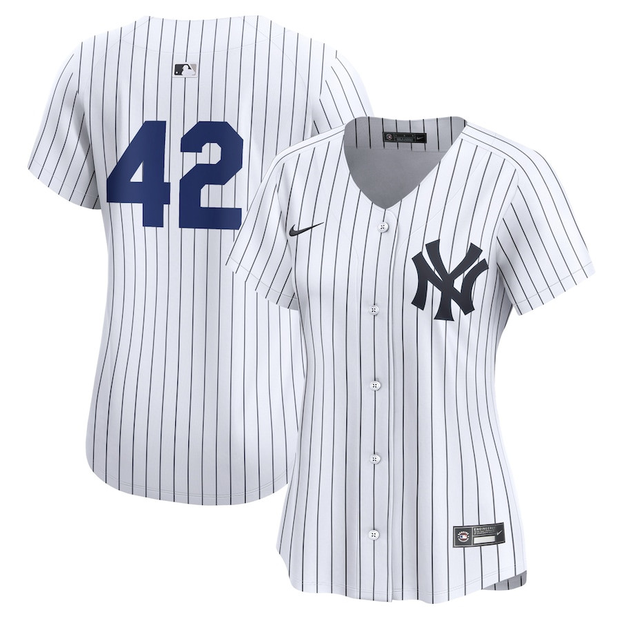 New York Yankees 2024 Jackie Robinson Day Home Limited White MLB Jersey Women's