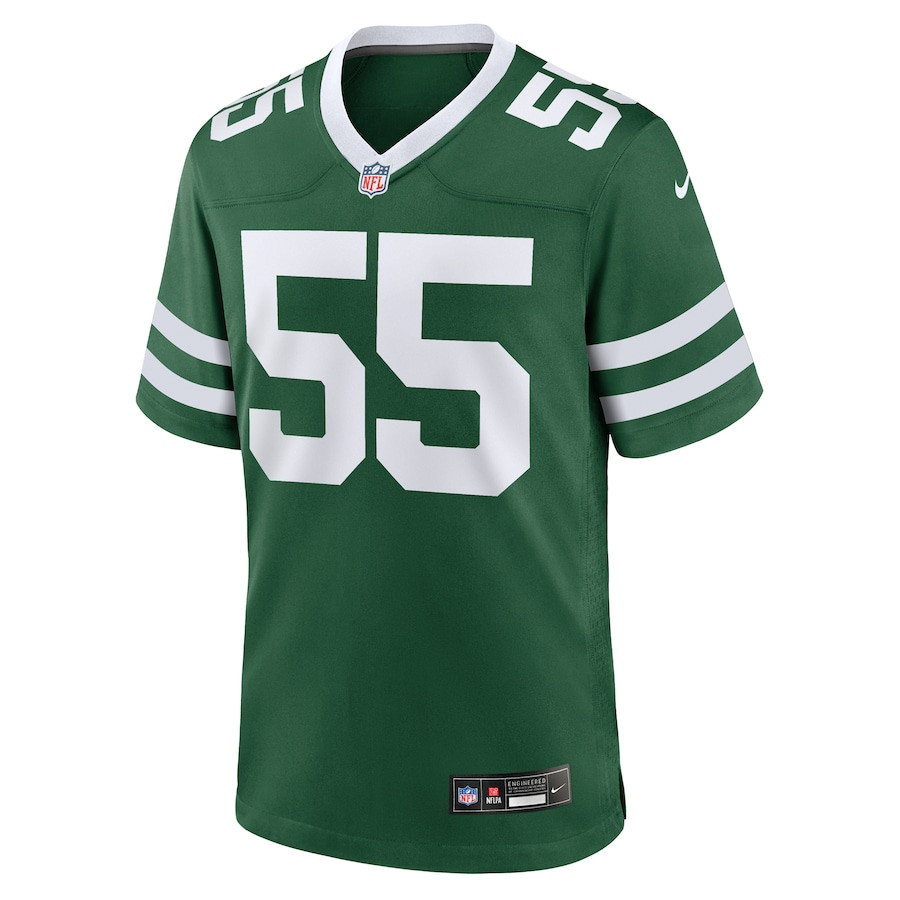 Chazz Surratt 55 New York Jets Team Game Legacy Green NFL Jersey Men's