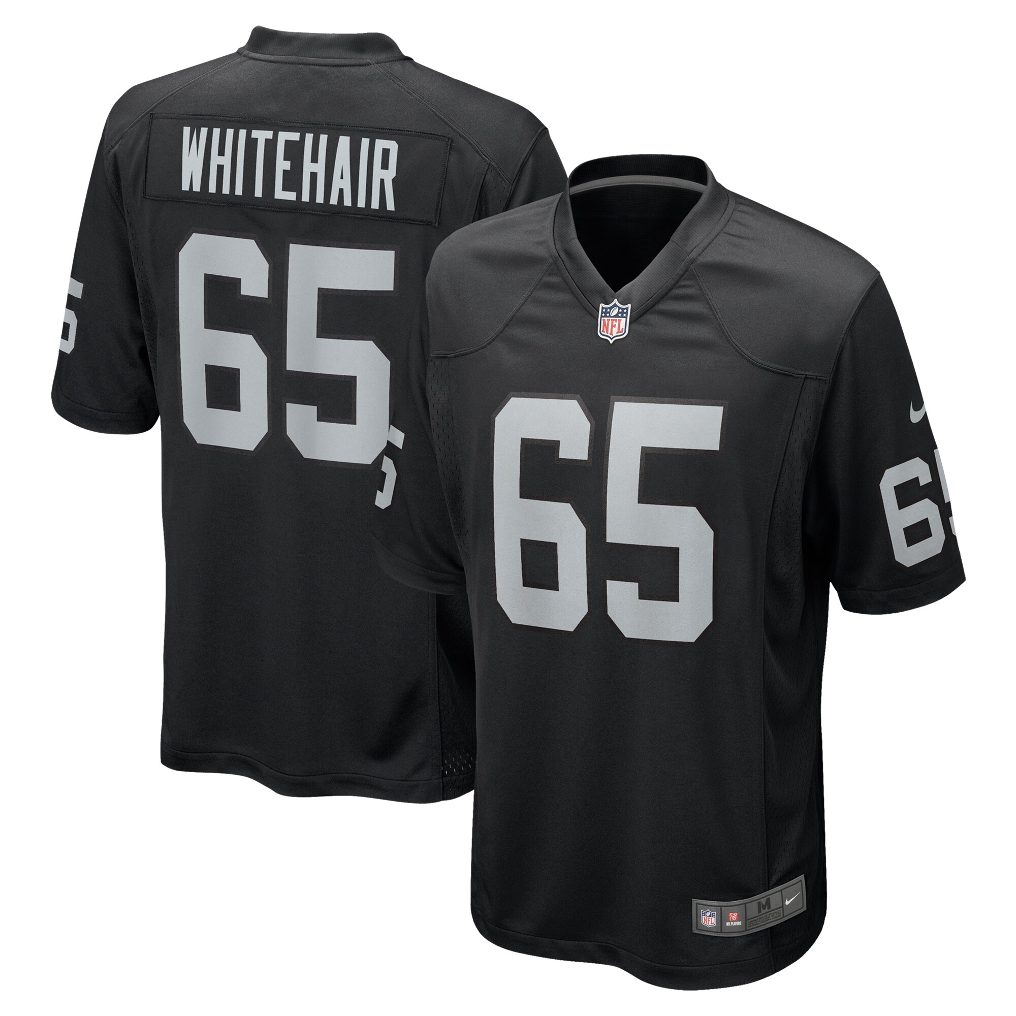 Las Vegas Raiders Cody Whitehair Black Team Game NFL Jersey Men's