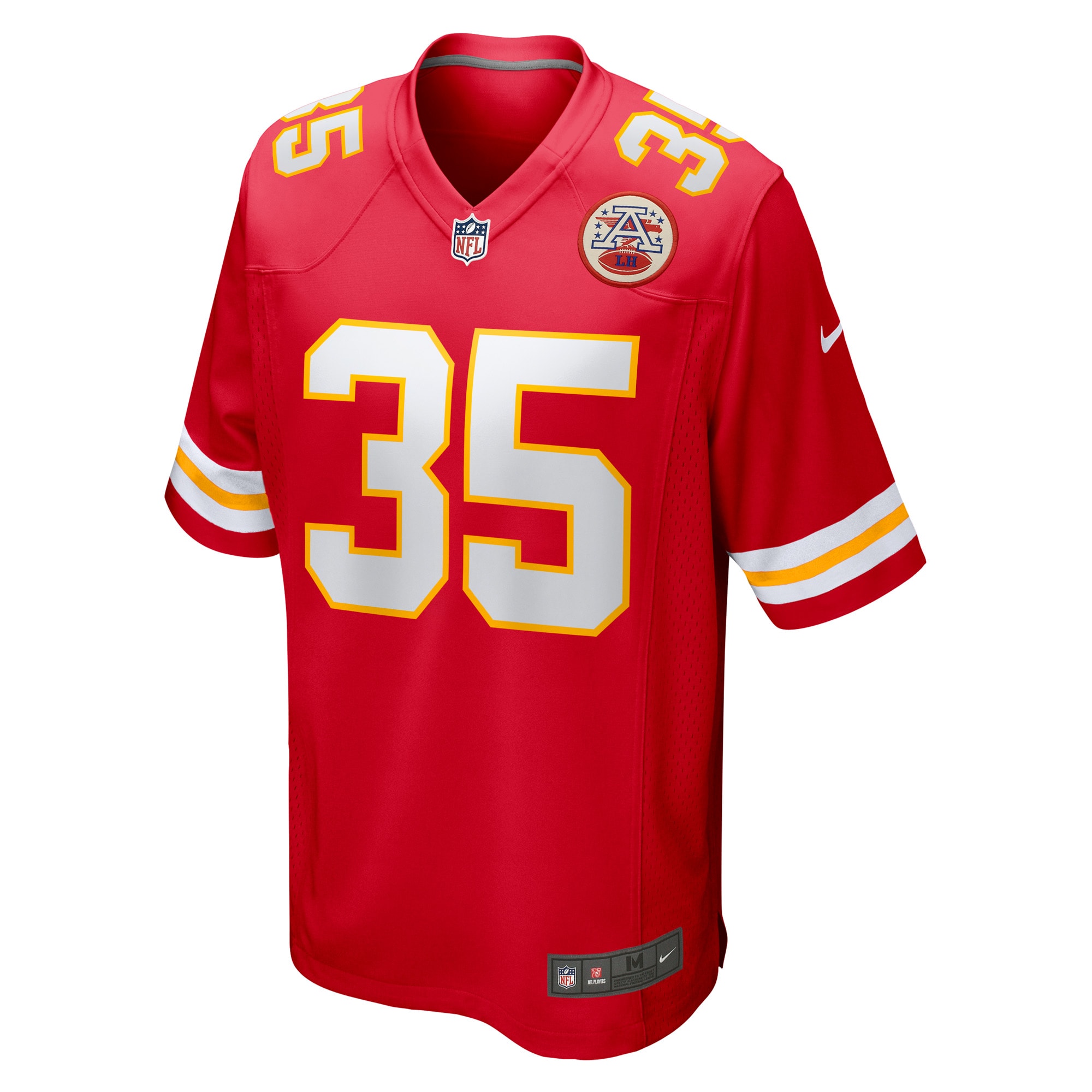 Kansas City Chiefs Jaylen Watson Red Game Player NFL Jersey Men's