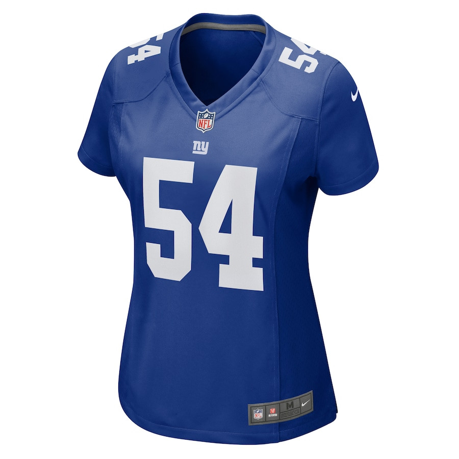 Dyontae Johnson 54 New York Giants Game Royal NFL Jersey Women's