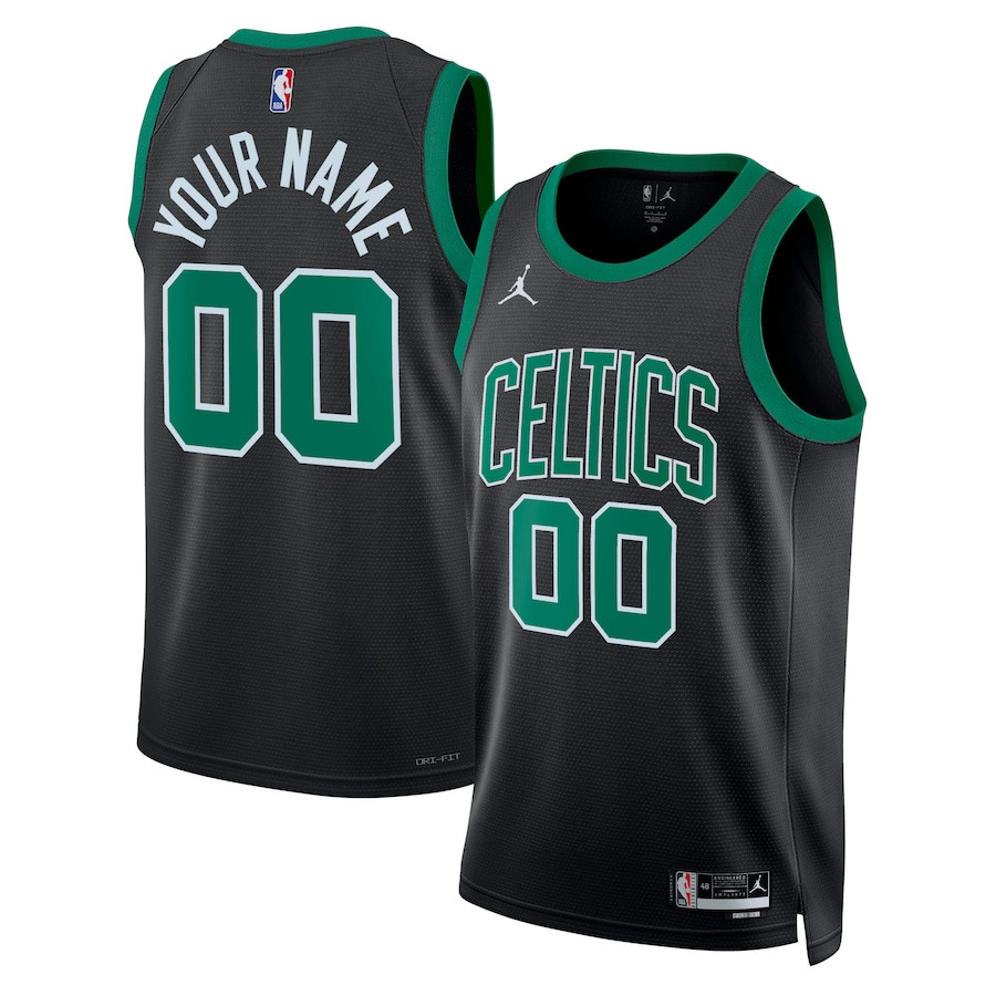 Boston Celtics 2023/24 Statement Swingman Custom Black NBA Jersey Men's