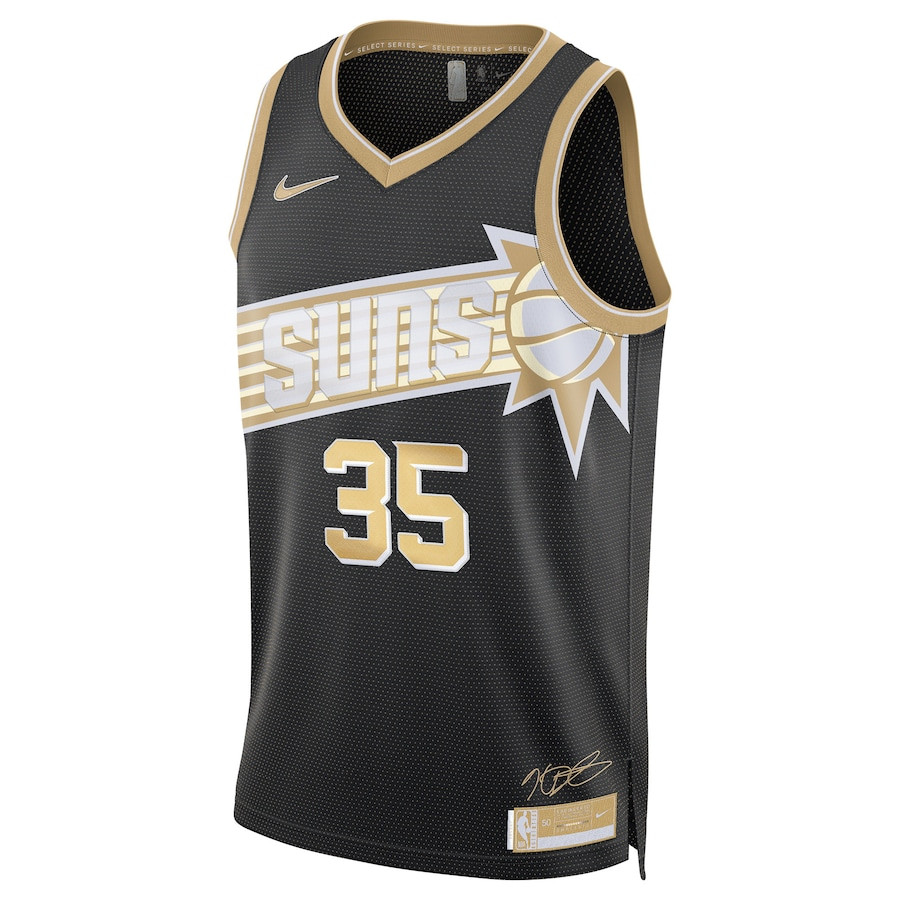 Kevin Durant 35 Phoenix Suns Unisex Select Series Swingman Black NBA Jersey Unisex