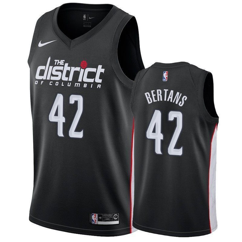Washington Wizards Davis Bertans 42 City NBA Jersey Men's