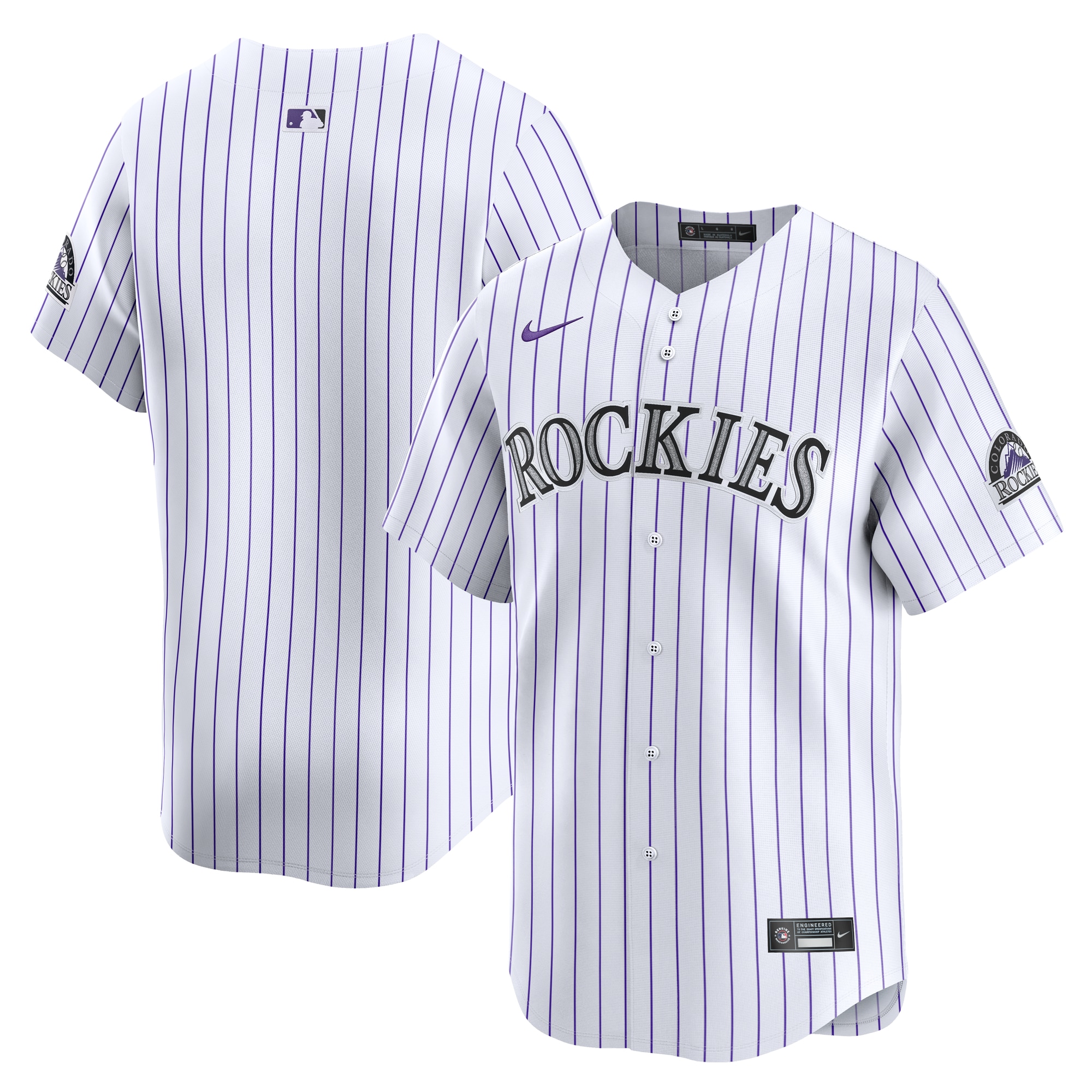 Colorado Rockies White Home Limited Player MLB Jersey Men's