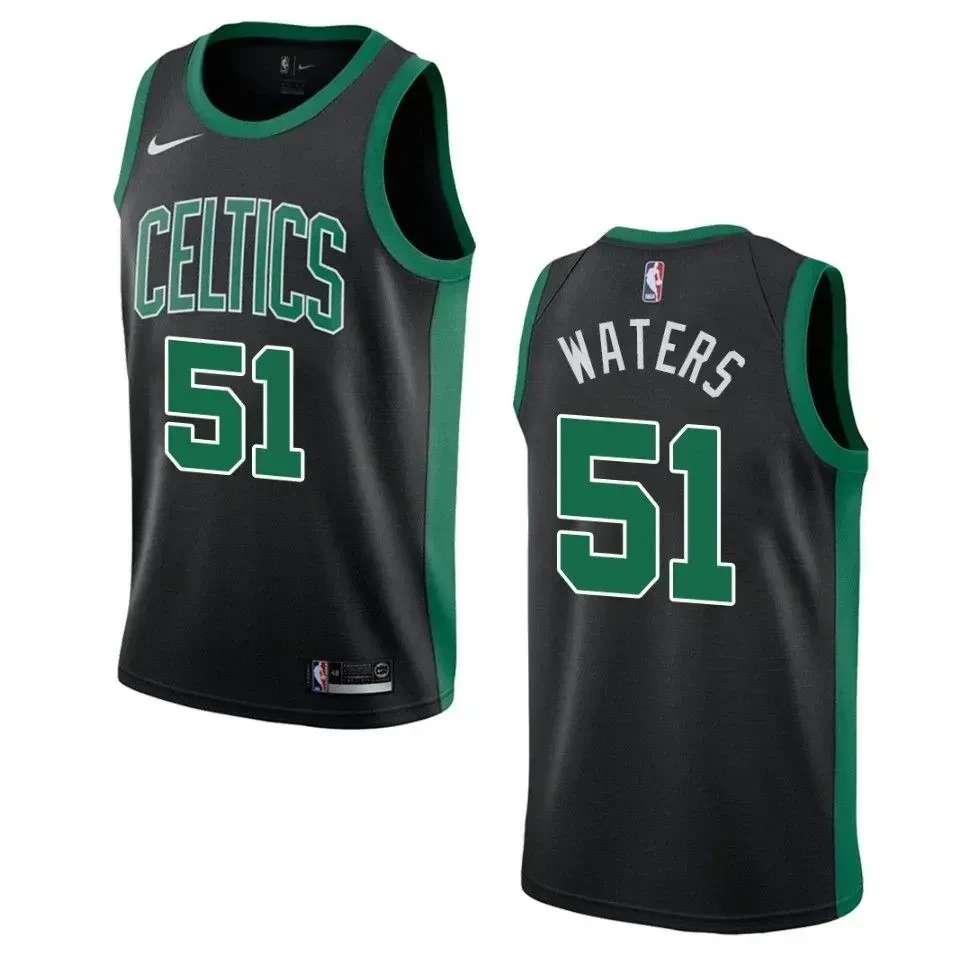 Boston Celtics 51 Tremont Waters Statement Swingman Black NBA Jersey Men's