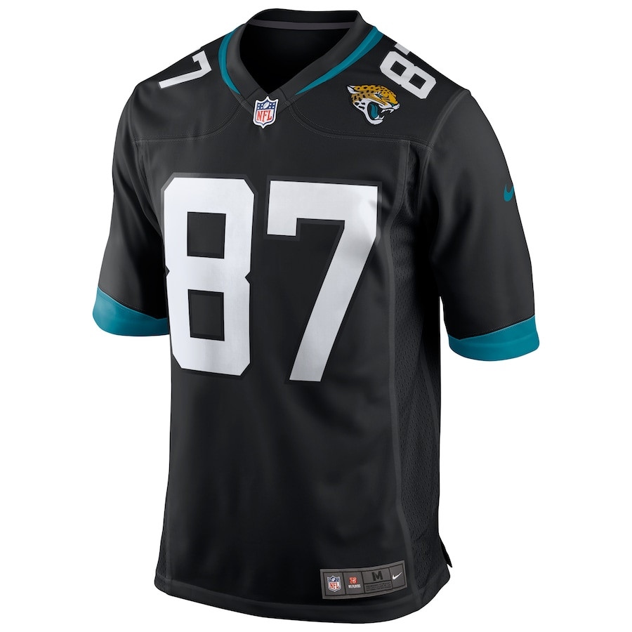 Keenan McCardell 87 Jacksonville Jaguars Game Retired Black NFL Jersey Men's