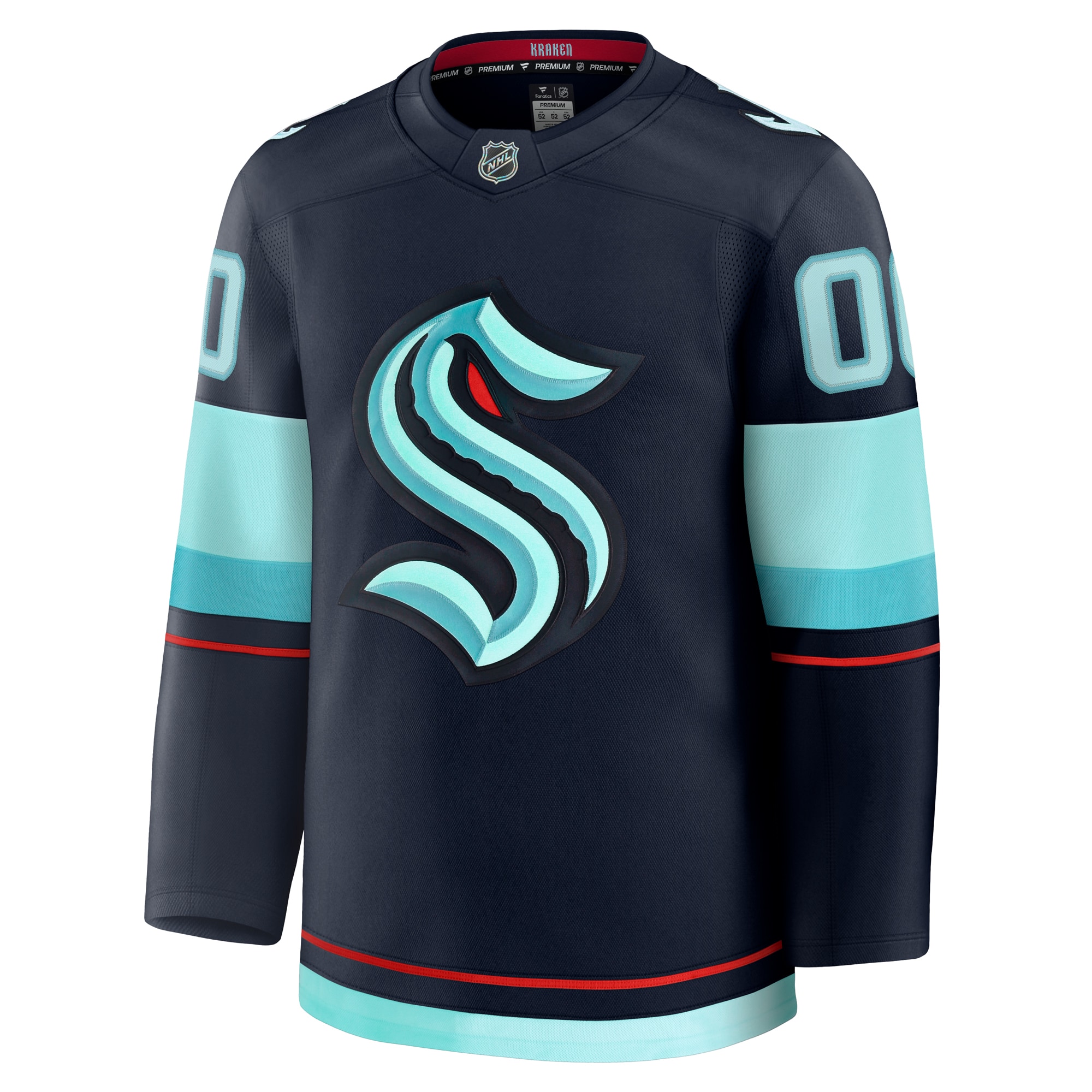 Seattle Kraken Deep Sea Blue Home Premium Custom NHL Jersey Men's