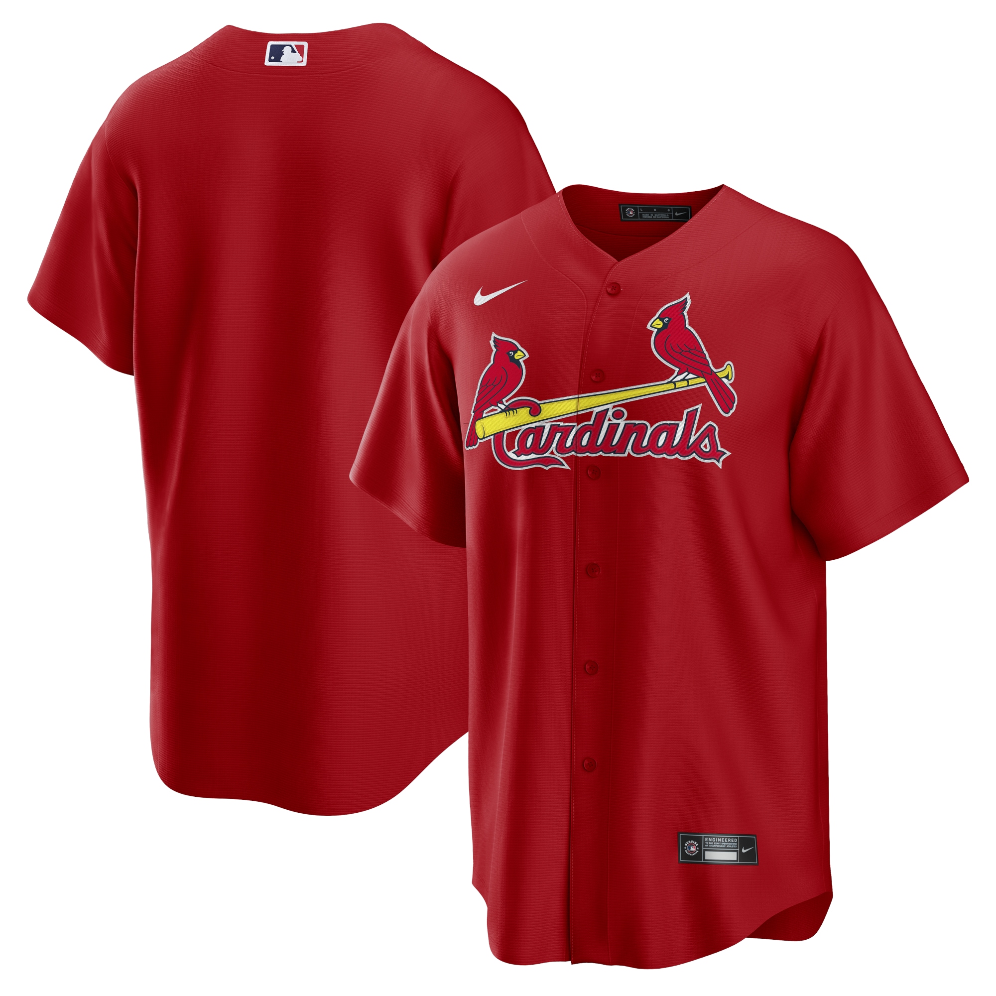 St. Louis Cardinals Red Alternate Team MLB Jersey Men's