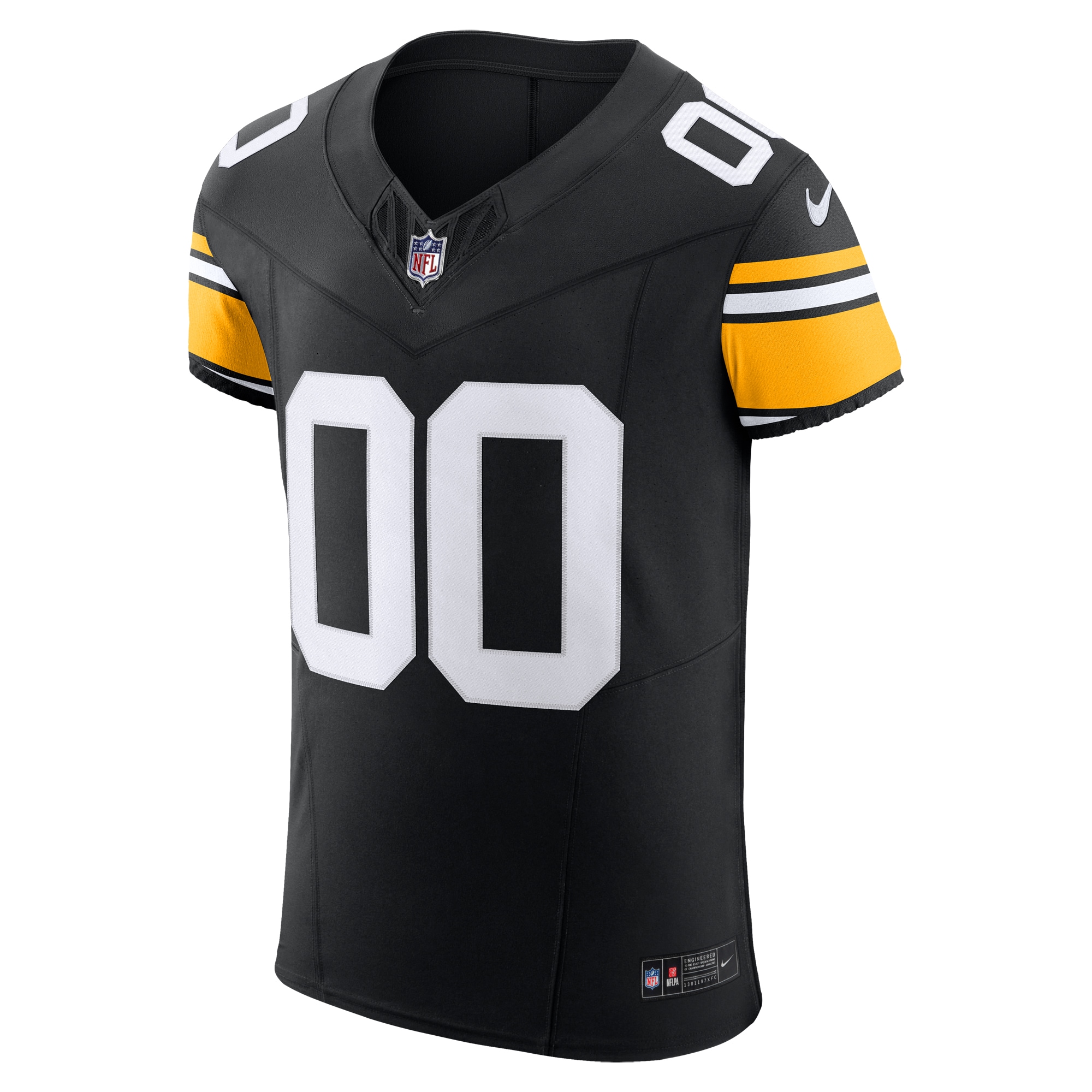 Pittsburgh Steelers Black Vapor F.U.S.E. Elite Custom NFL Jersey Men's