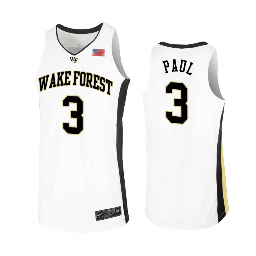 Phoenix Suns Chris Paul White College NBA Jersey Men's