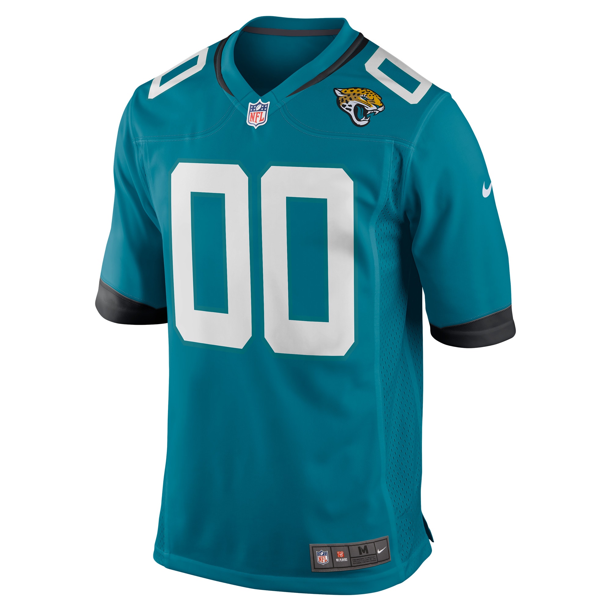 Jacksonville Jaguars Teal Custom Team Game NFL Jersey Men's