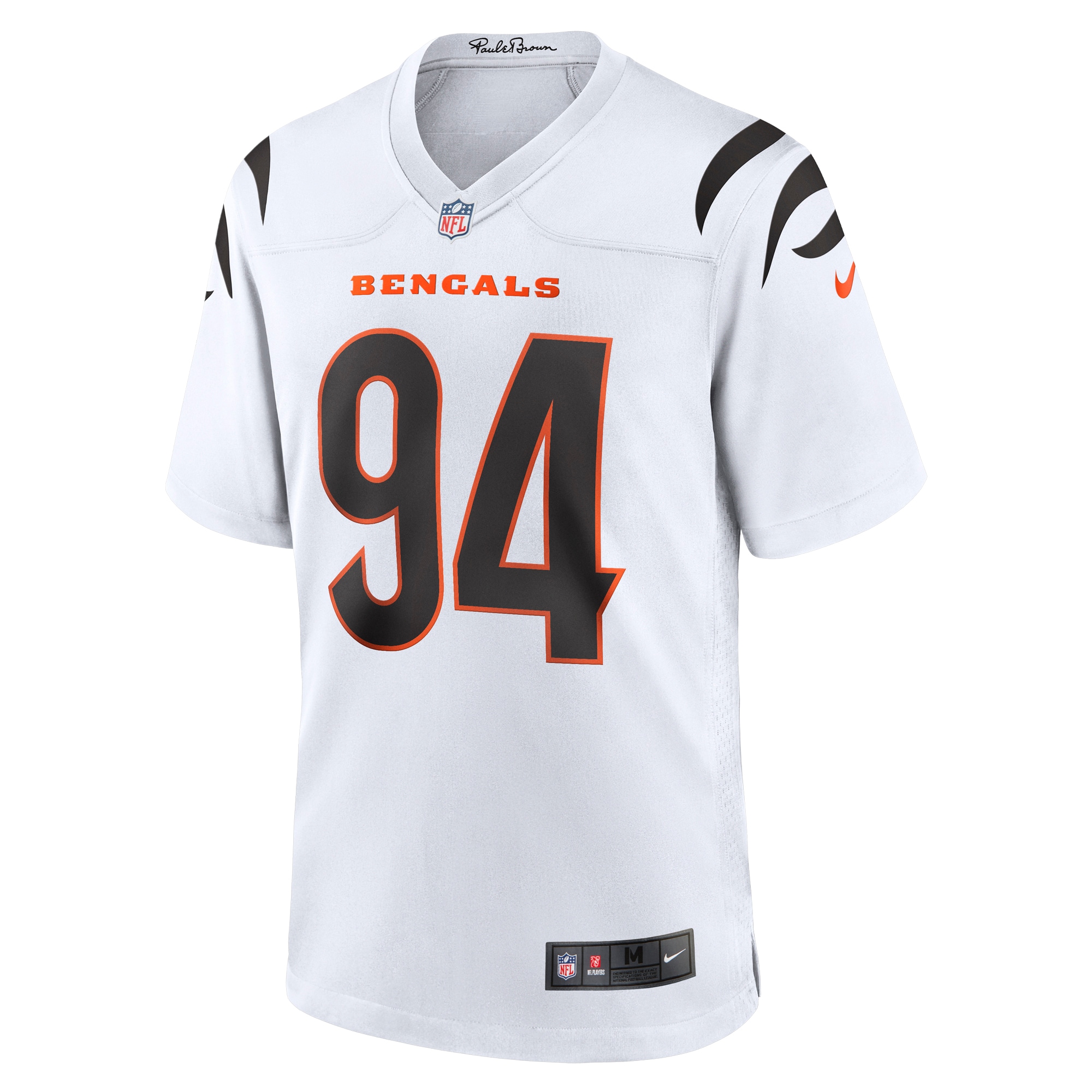 Cincinnati Bengals Sam Hubbard White Game NFL Jersey Men's