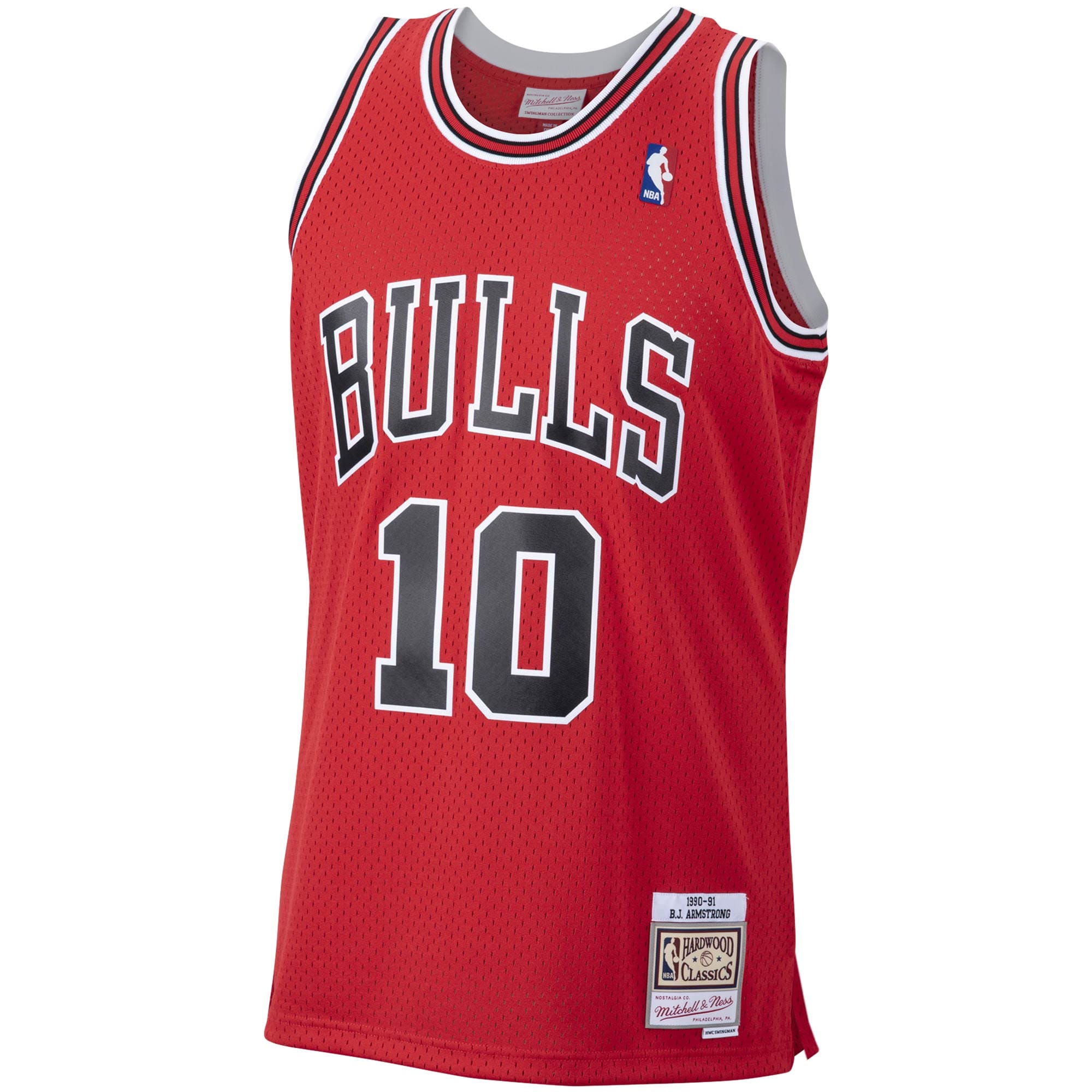 Mitchell Ness B.J. Armstrong Scarlet Chicago Bulls 1990-91 Hardwood Classics Swingman NBA Jersey Men's