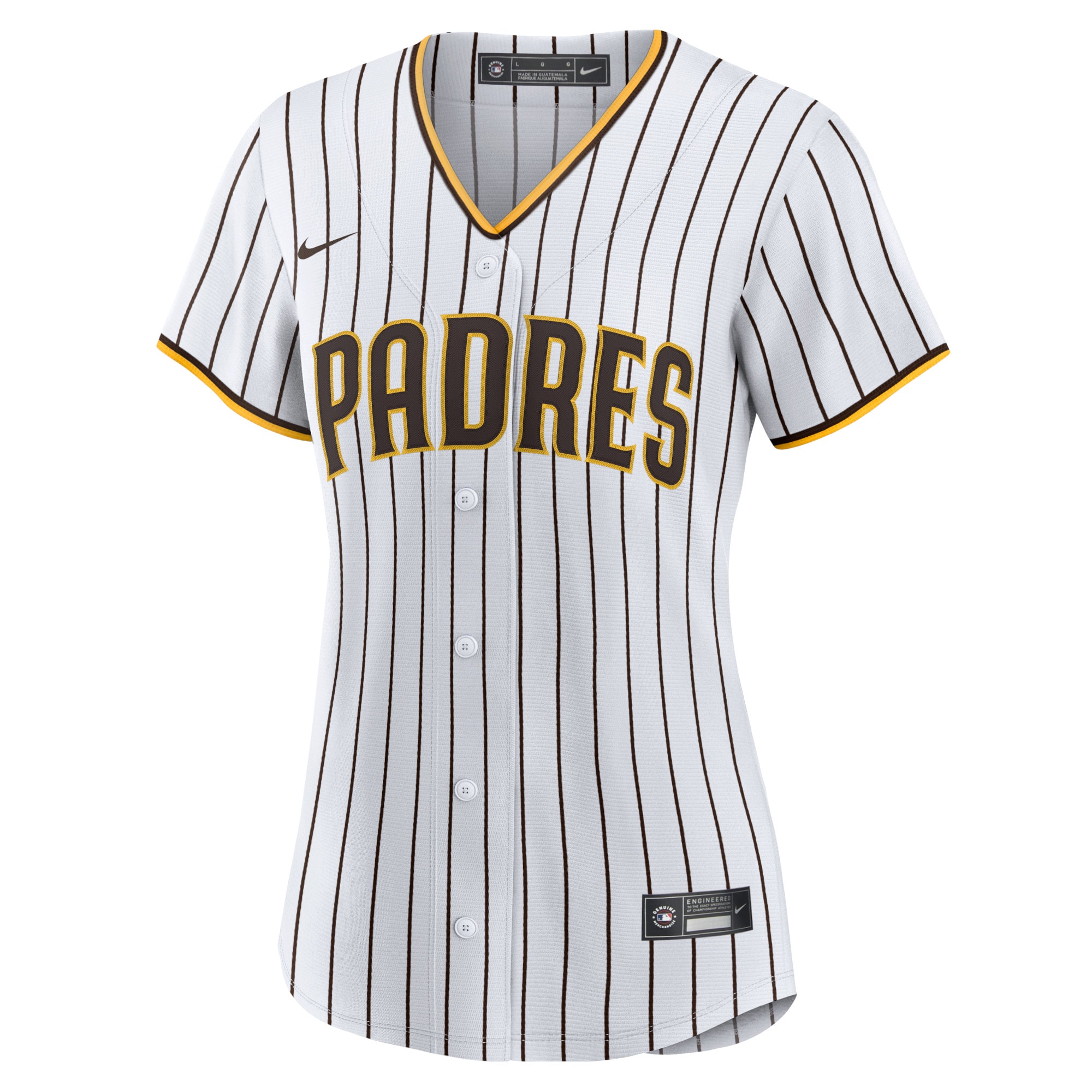 San Diego Padres White Home Team MLB Jersey Women's