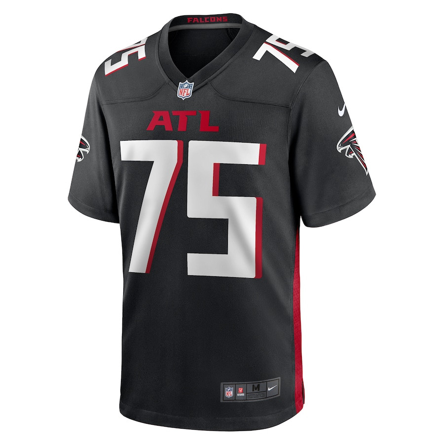 Kentavius Street 75 Atlanta Falcons Game Black NFL Jersey Men's