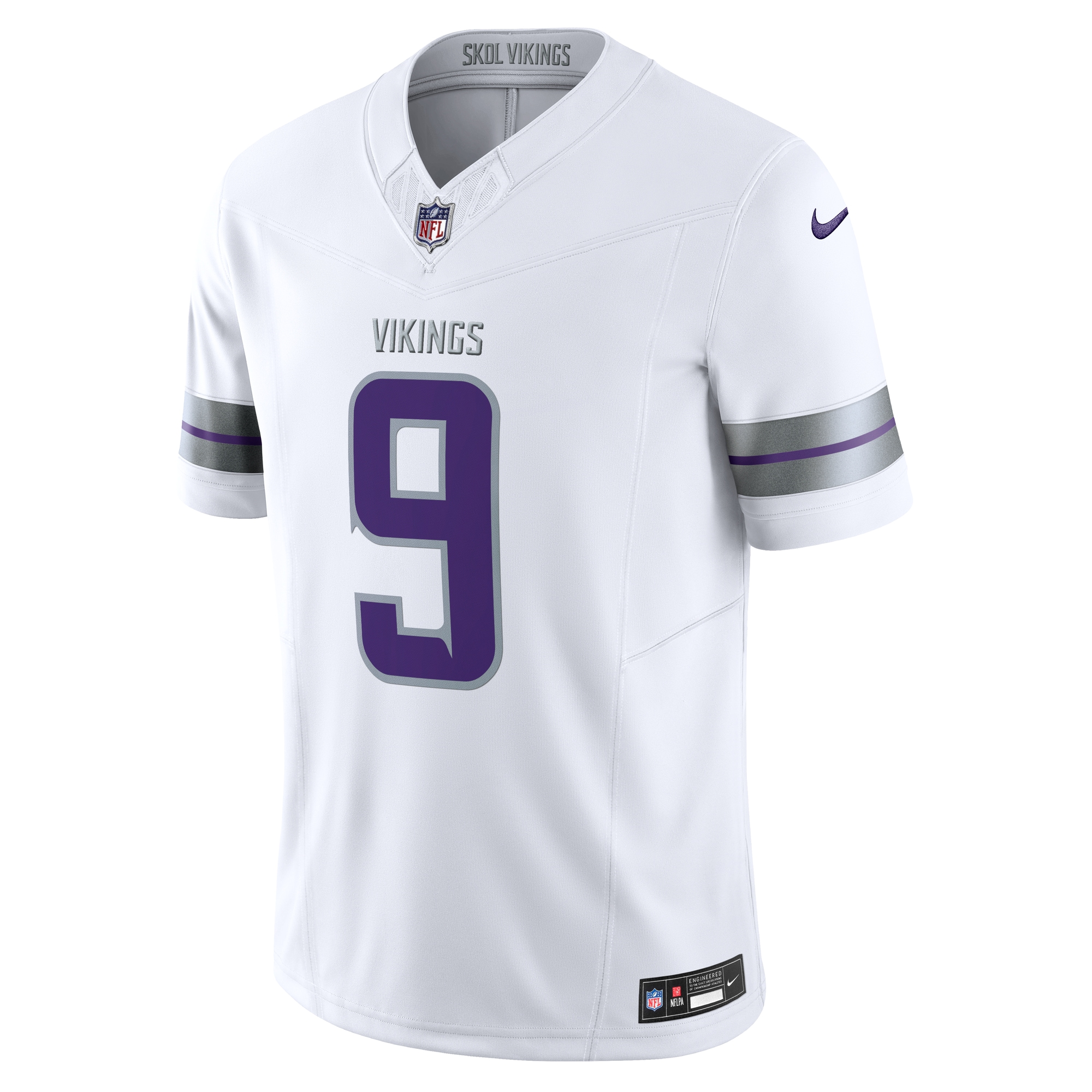 Minnesota Vikings J.J. McCarthy White Vapor F.U.S.E. Limited NFL Jersey Men's
