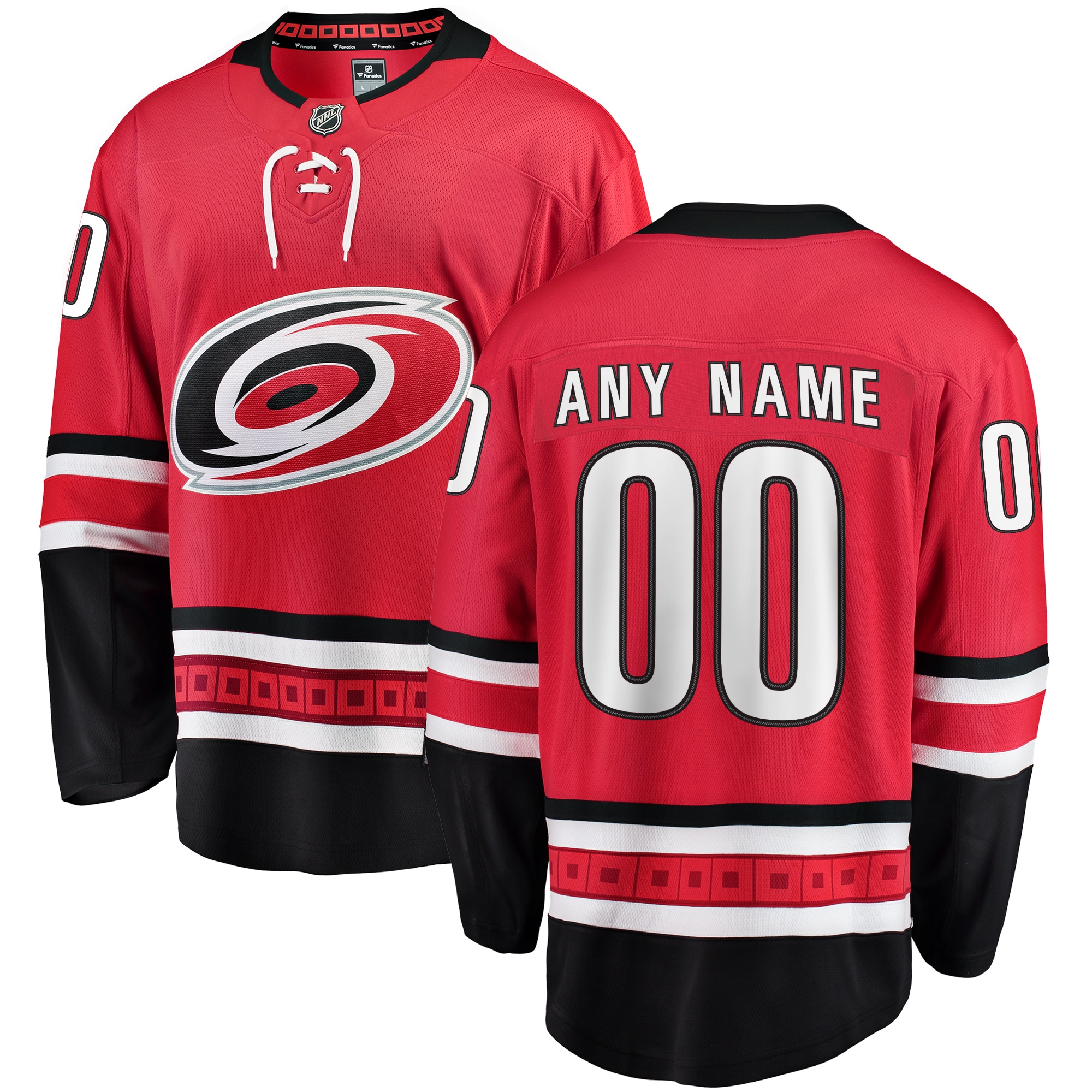 Carolina Hurricanes Red Alternate Breakaway Custom NHL Jersey Men's