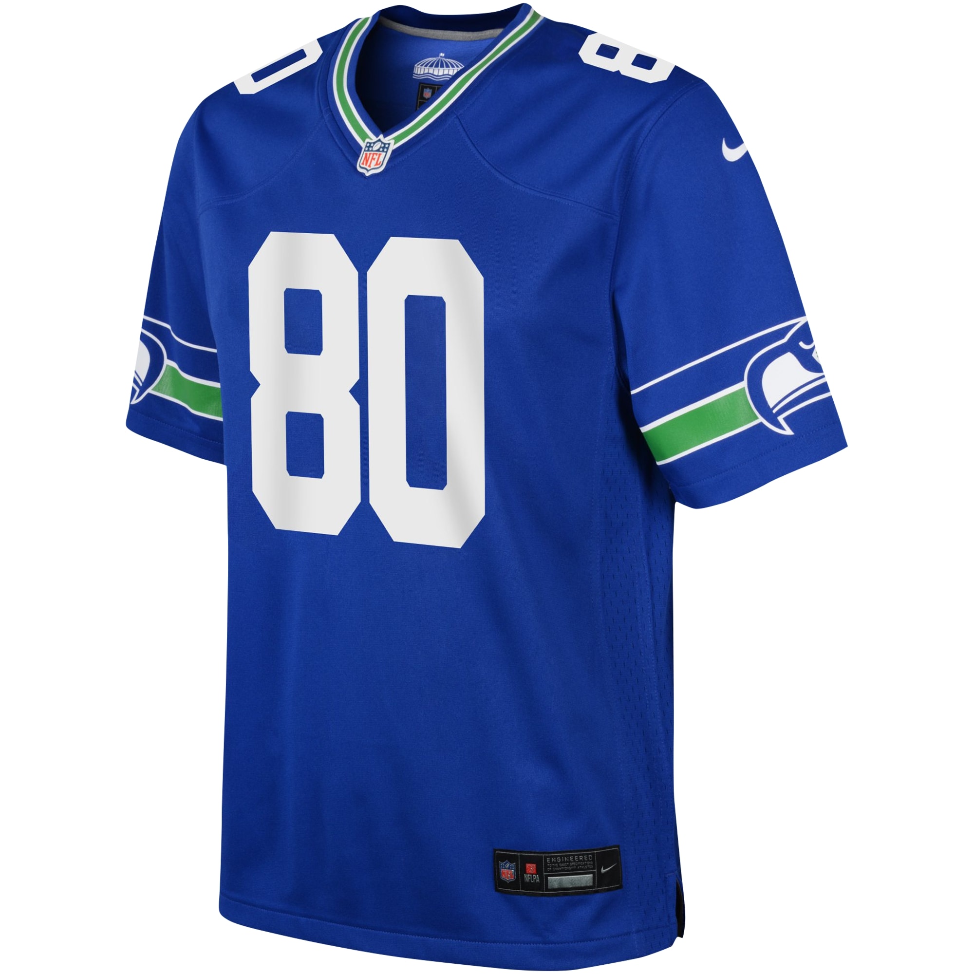 Seattle Seahawks Steve Largent Royal Alternate Retired Player Game NFL Jersey Youth