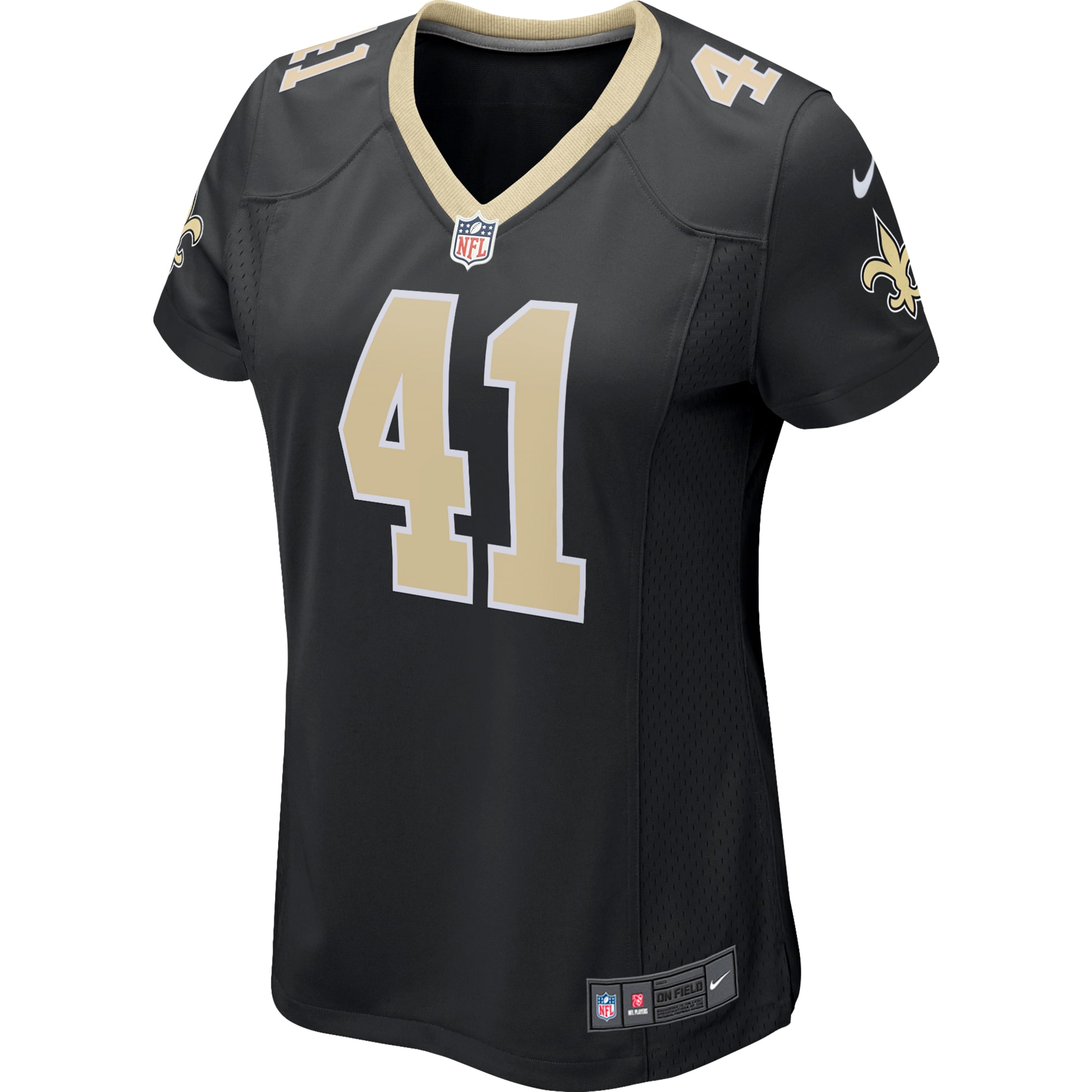 Alvin Kamara Black New Orleans Saints Game NFL Jersey Women's
