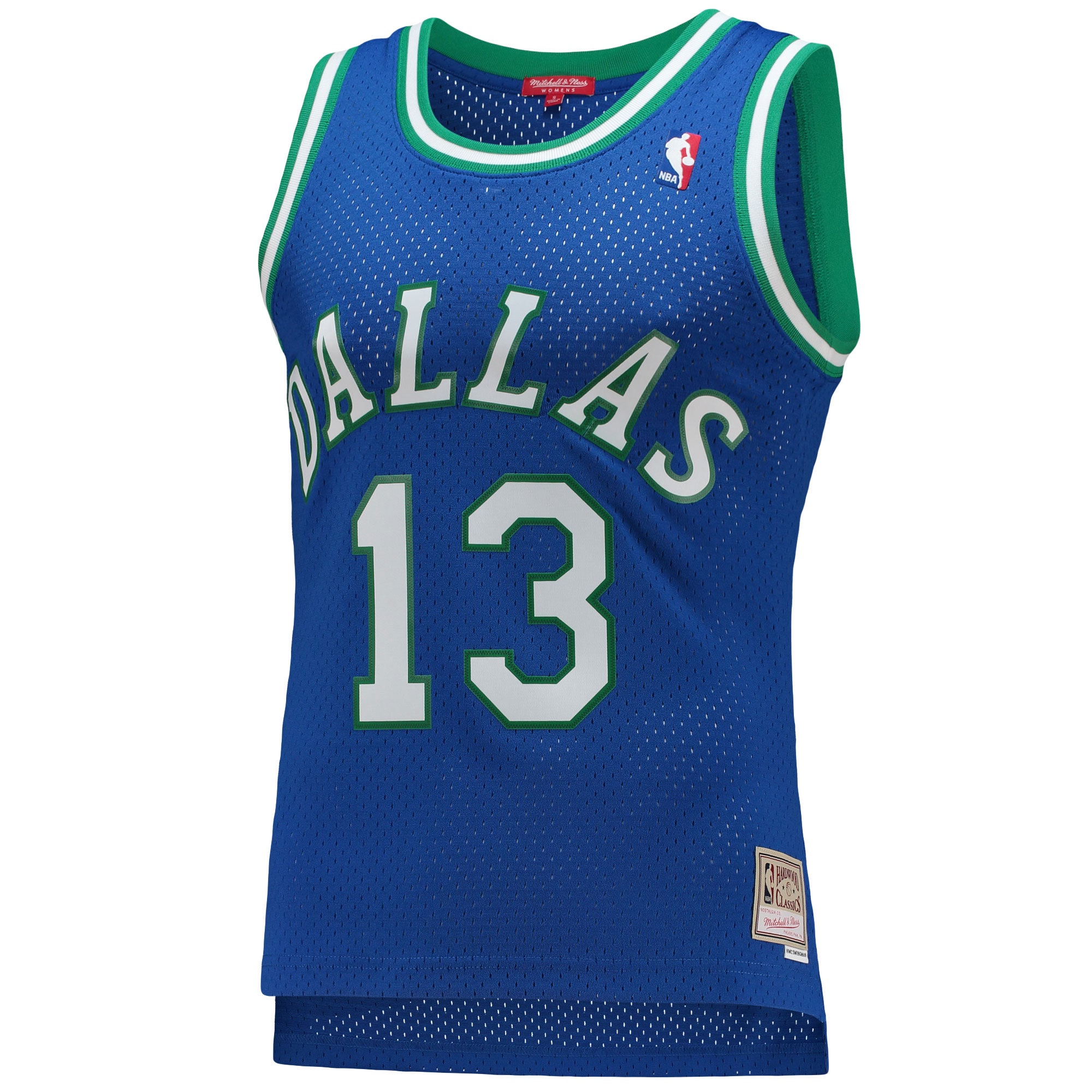 Mitchell Ness Steve Nash Blue Dallas Mavericks 1998/99 Hardwood Classics Swingman NBA Jersey Women's