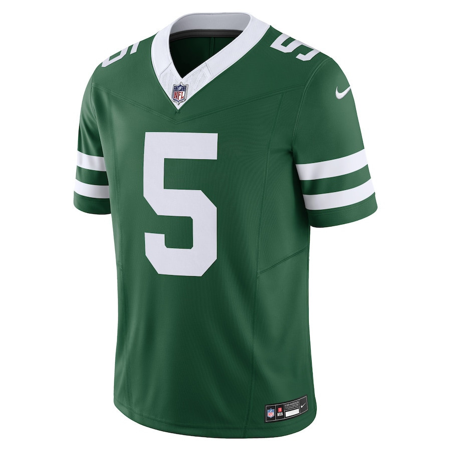 Garrett Wilson 5 New York Jets Vapor F.U.S.E. Limited Legacy Green NFL Jersey Men's